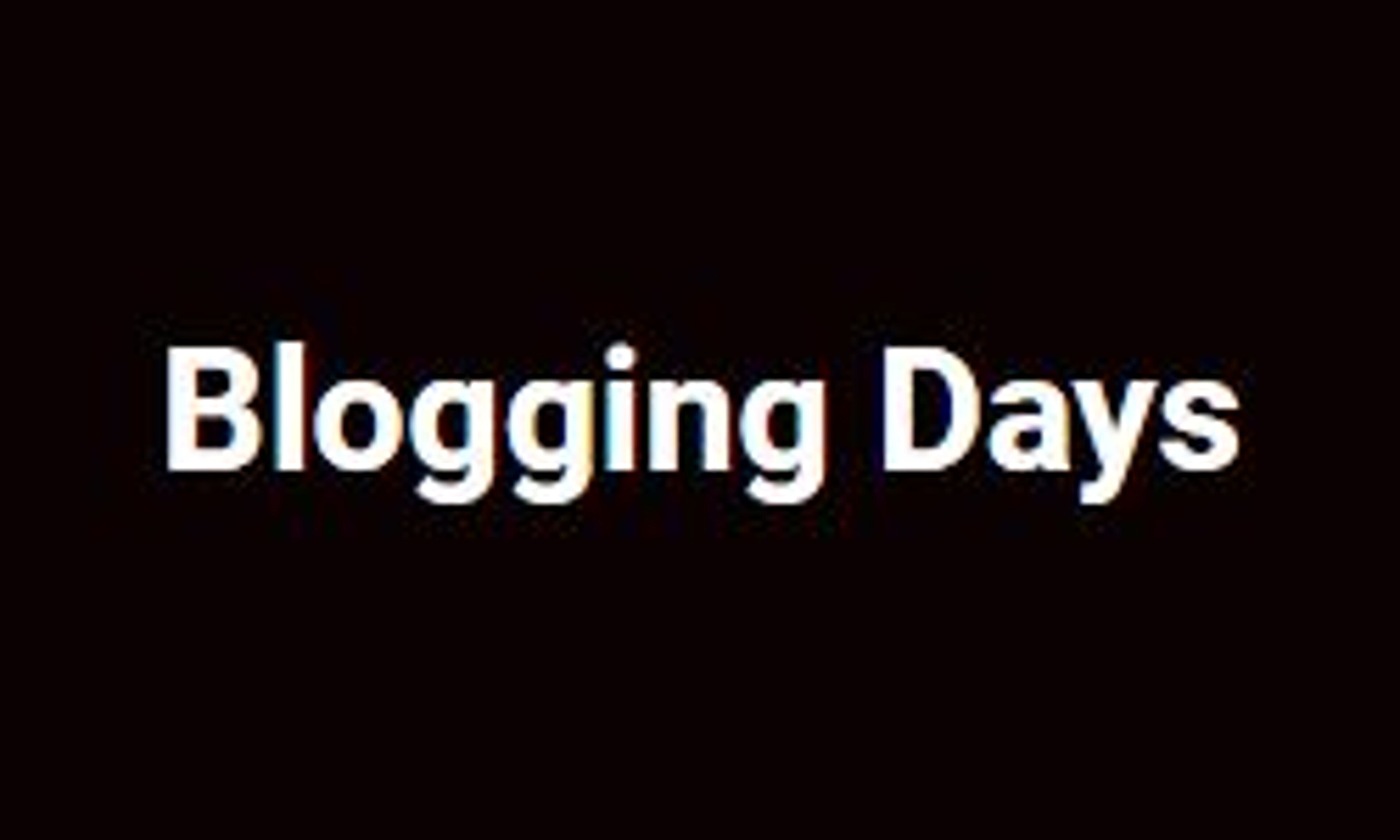 Dagar för bloggande (bloggingdays.com)