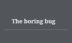 Unalmas hiba (boringbug.com)