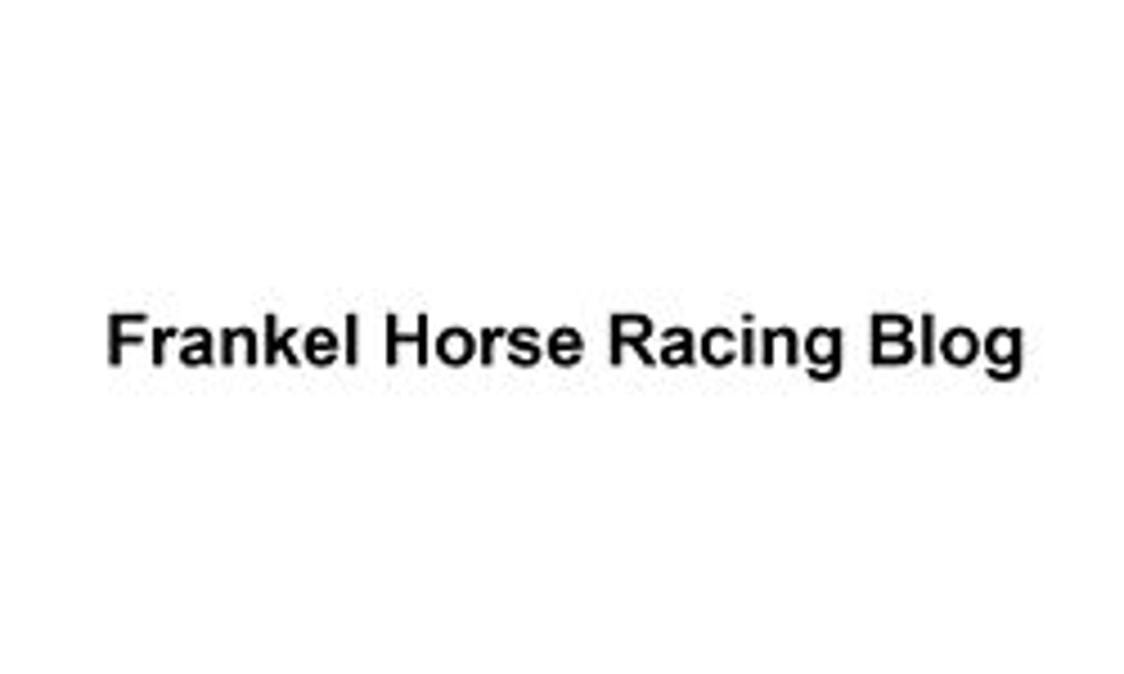 Frankel blog (frankelblog.com)