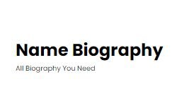 Name Biographie (namebiography.com)