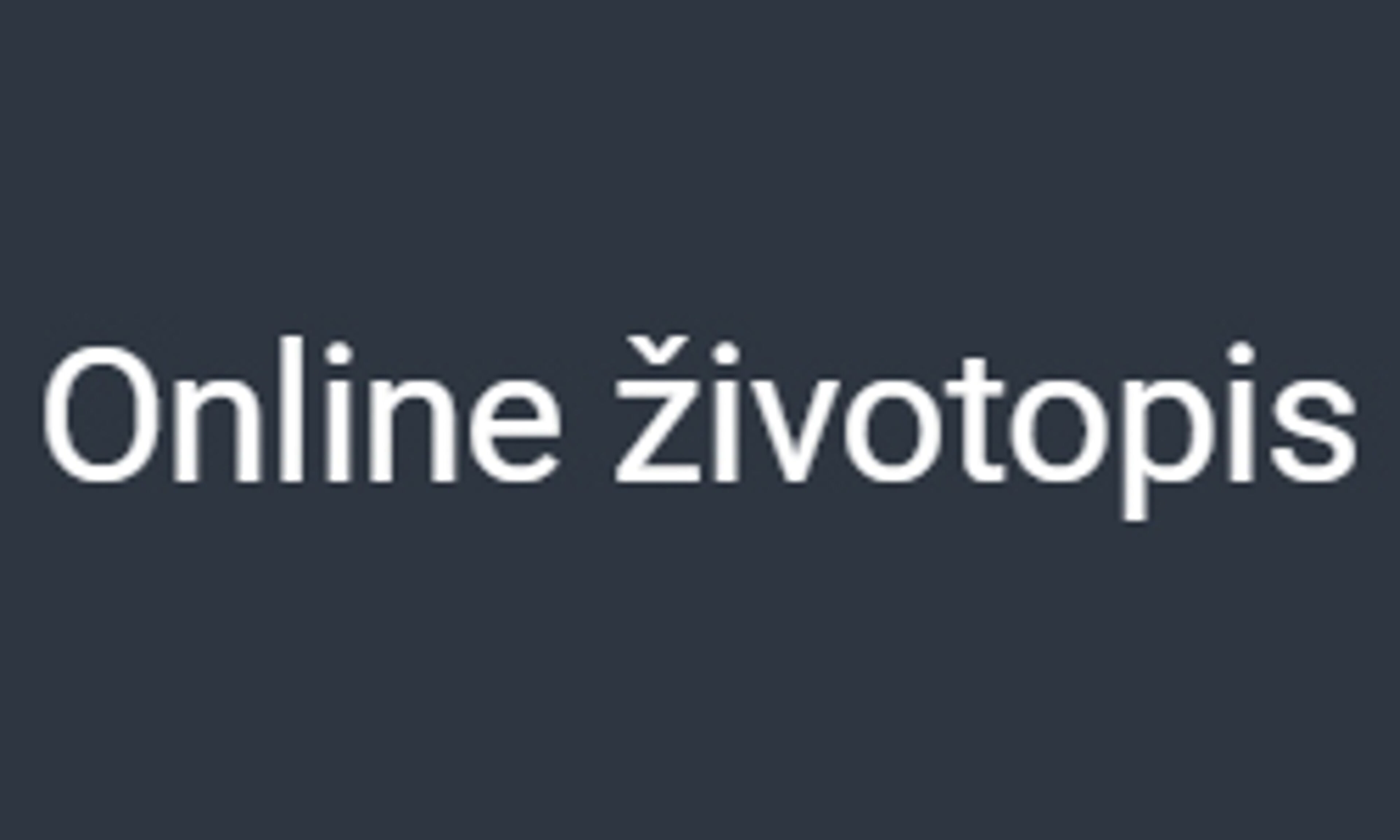 online-zivotopis.cz