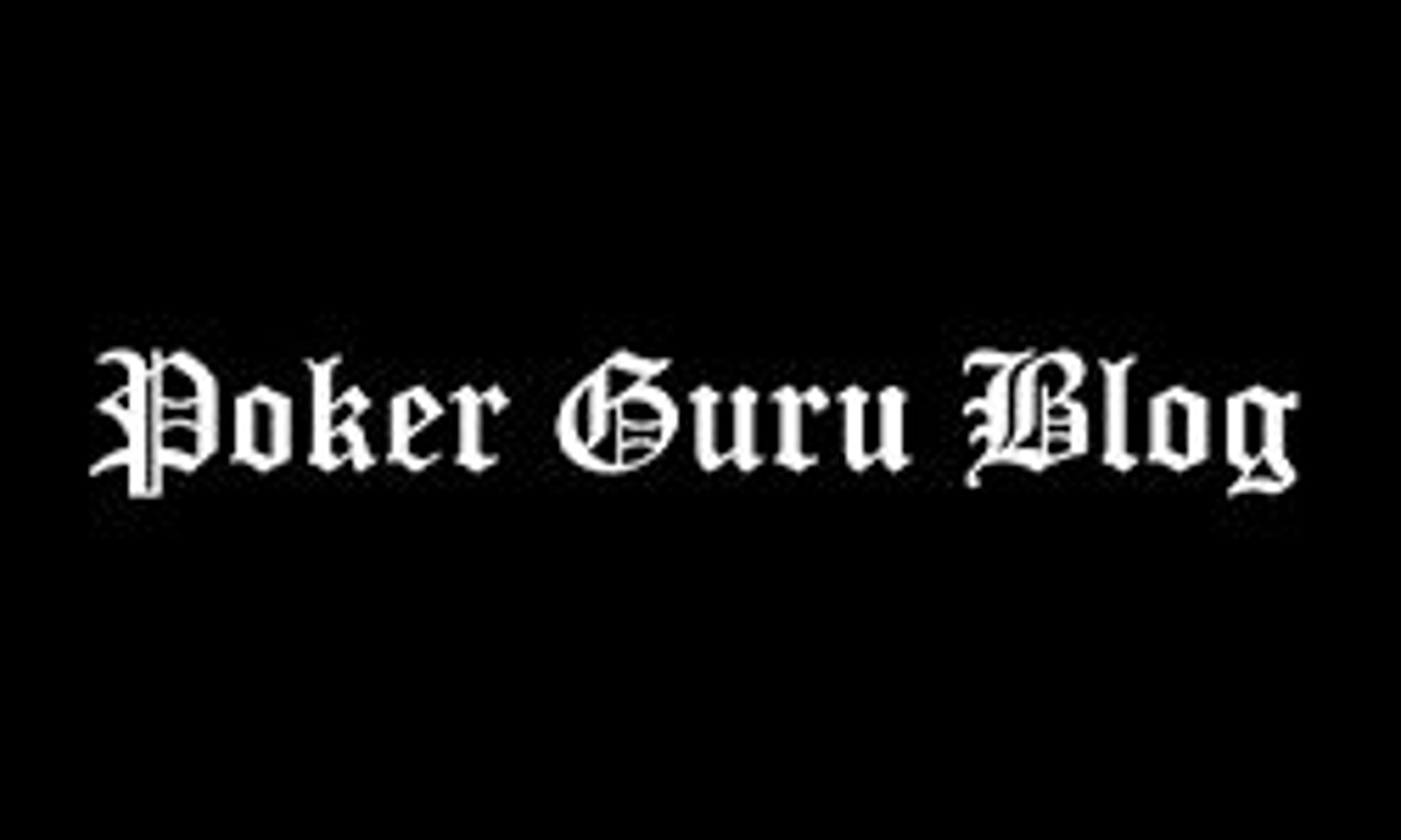 Poker guru blog (pokergurublog.com)