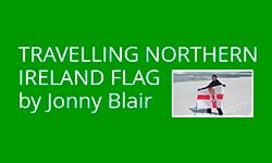 Resande Nordirlands flagga (travellingnorthernirelandflag.com)