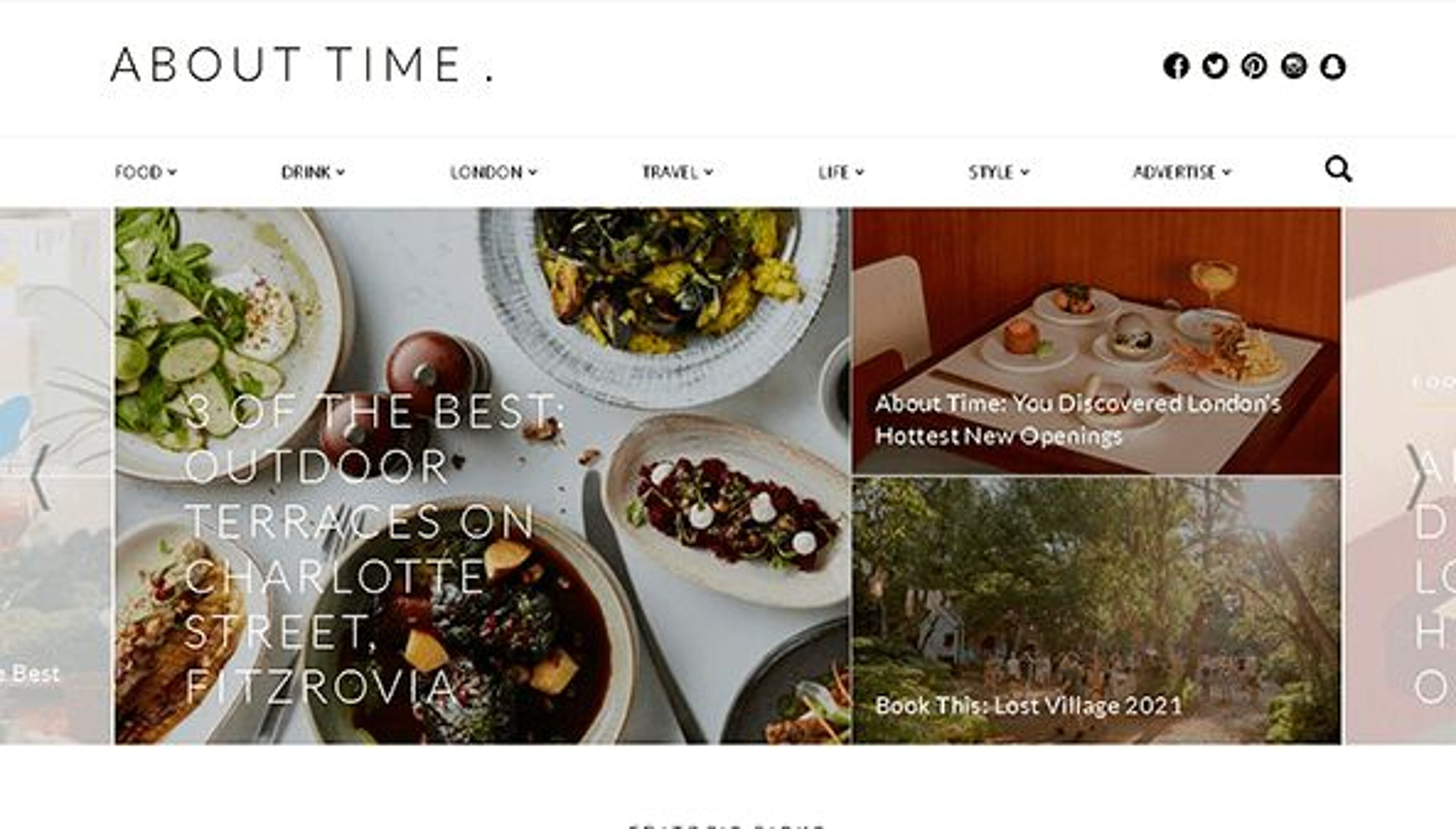 Sulla rivista Time (abouttimemagazine.co.uk)