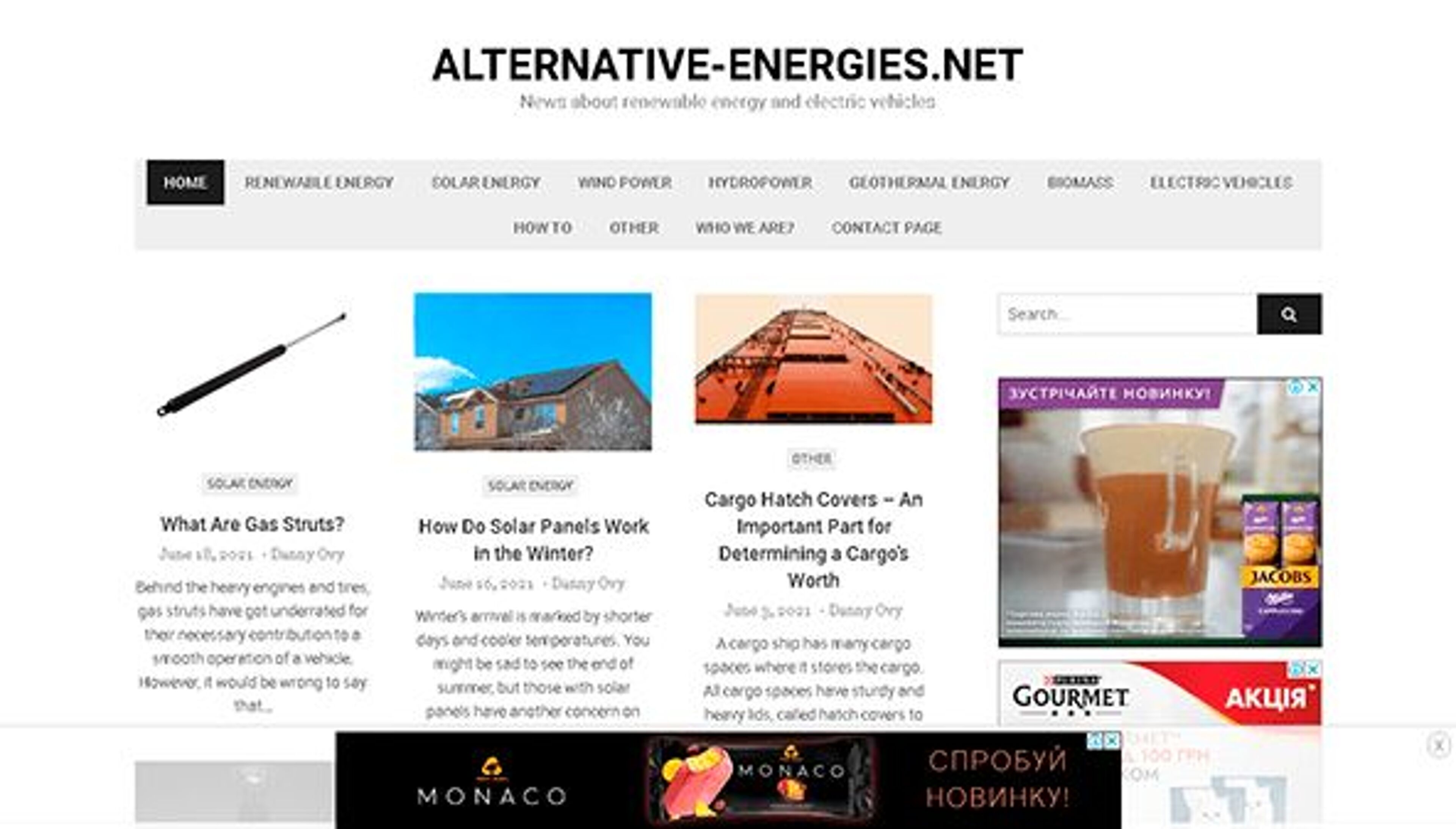 Vaihtoehtoiset energiamuodot (alternative-energies.net)
