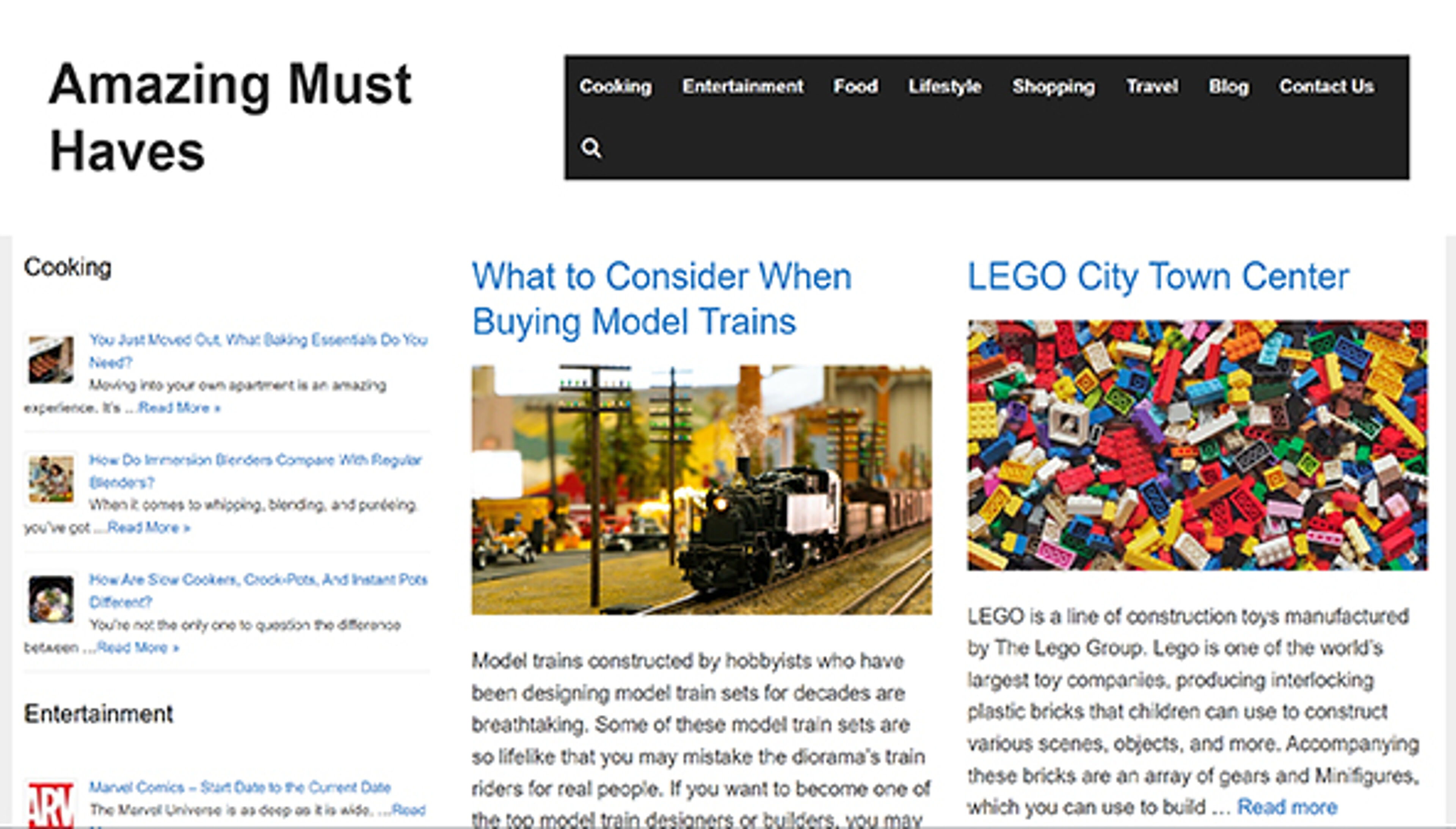 يجب أن تمتلك مذهلة (amazingmusthaves.com)