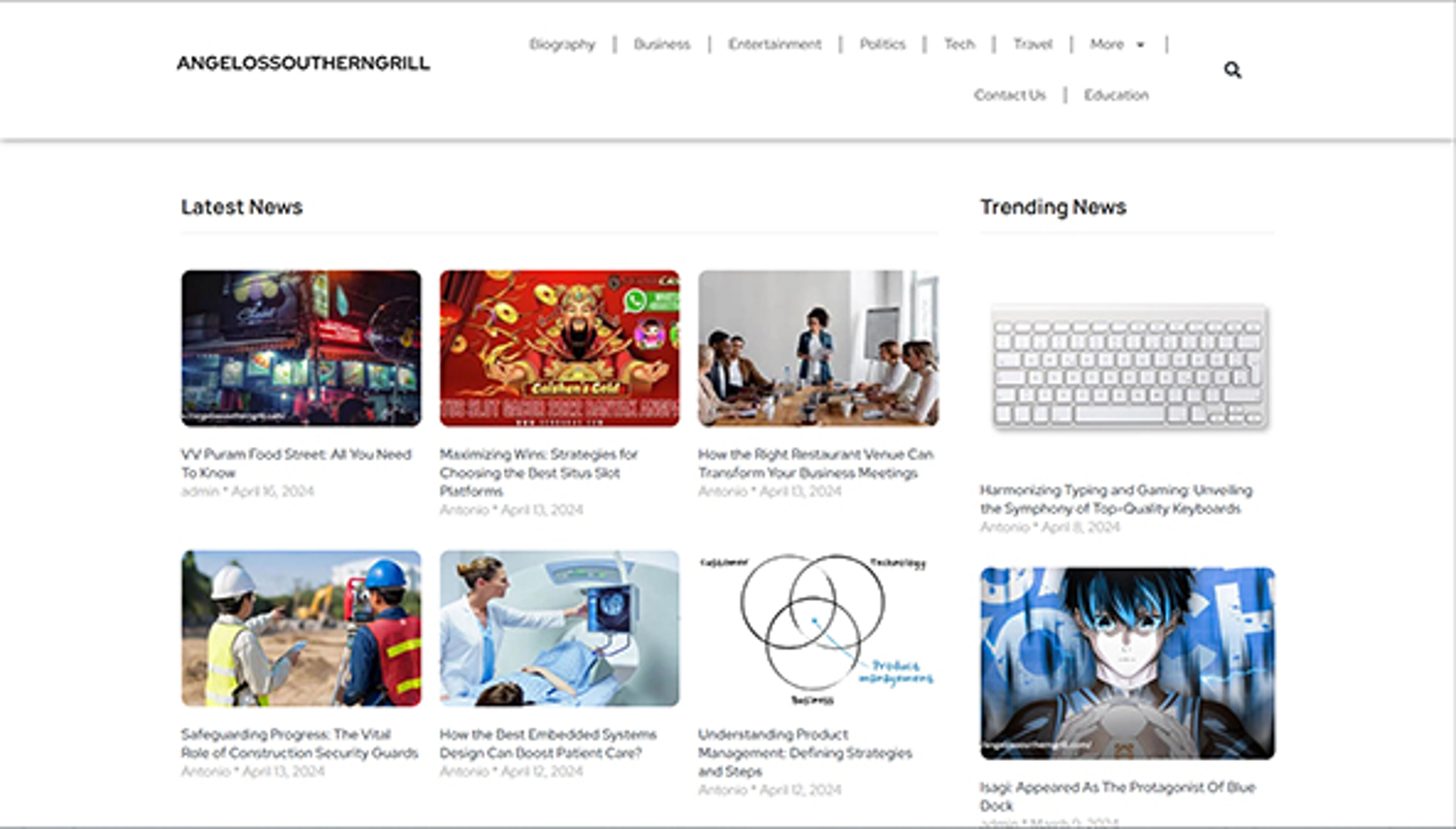 angelossoutherngrill.com