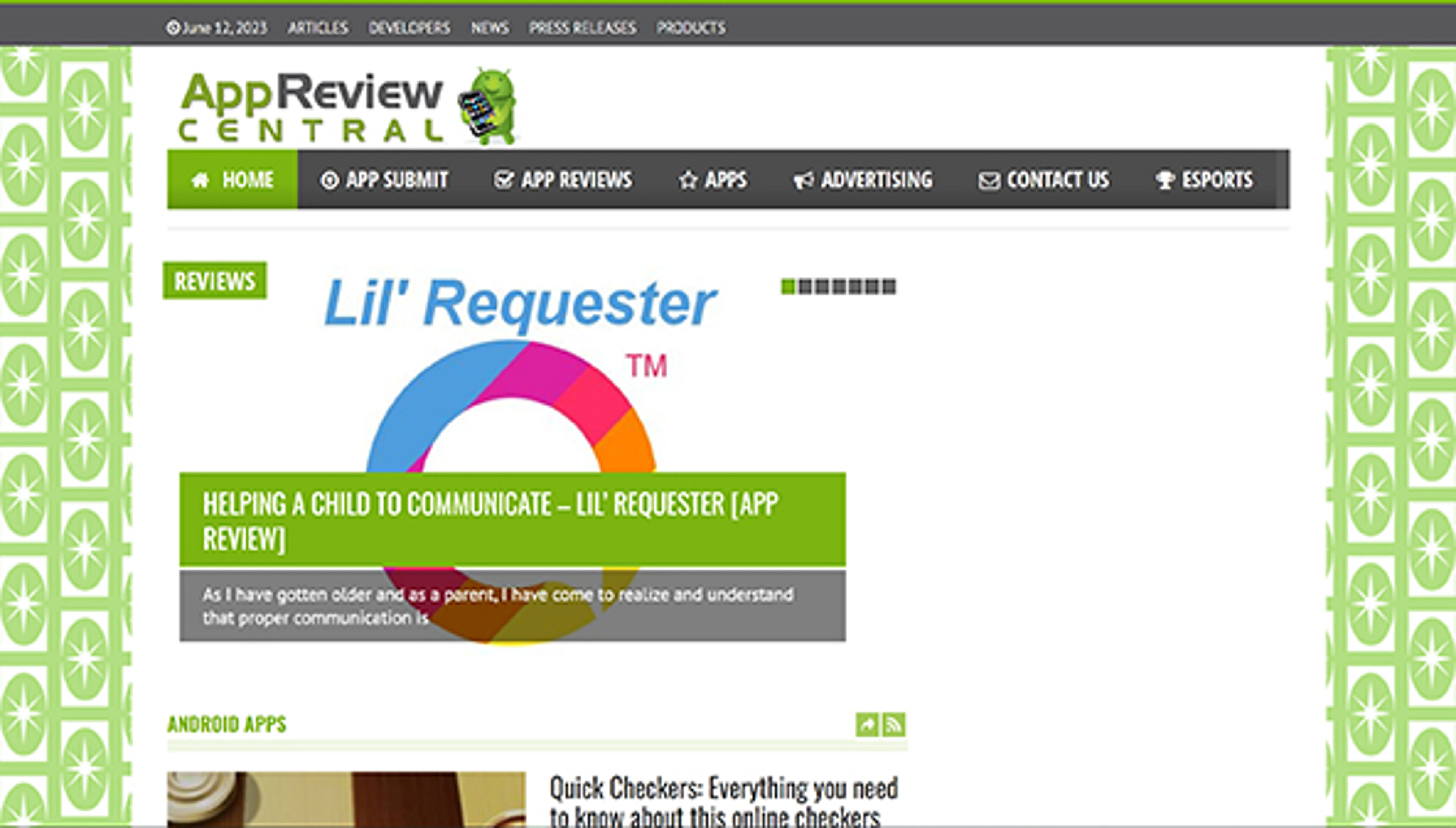 Programėlių peržiūros centras (appreviewcentral.net)