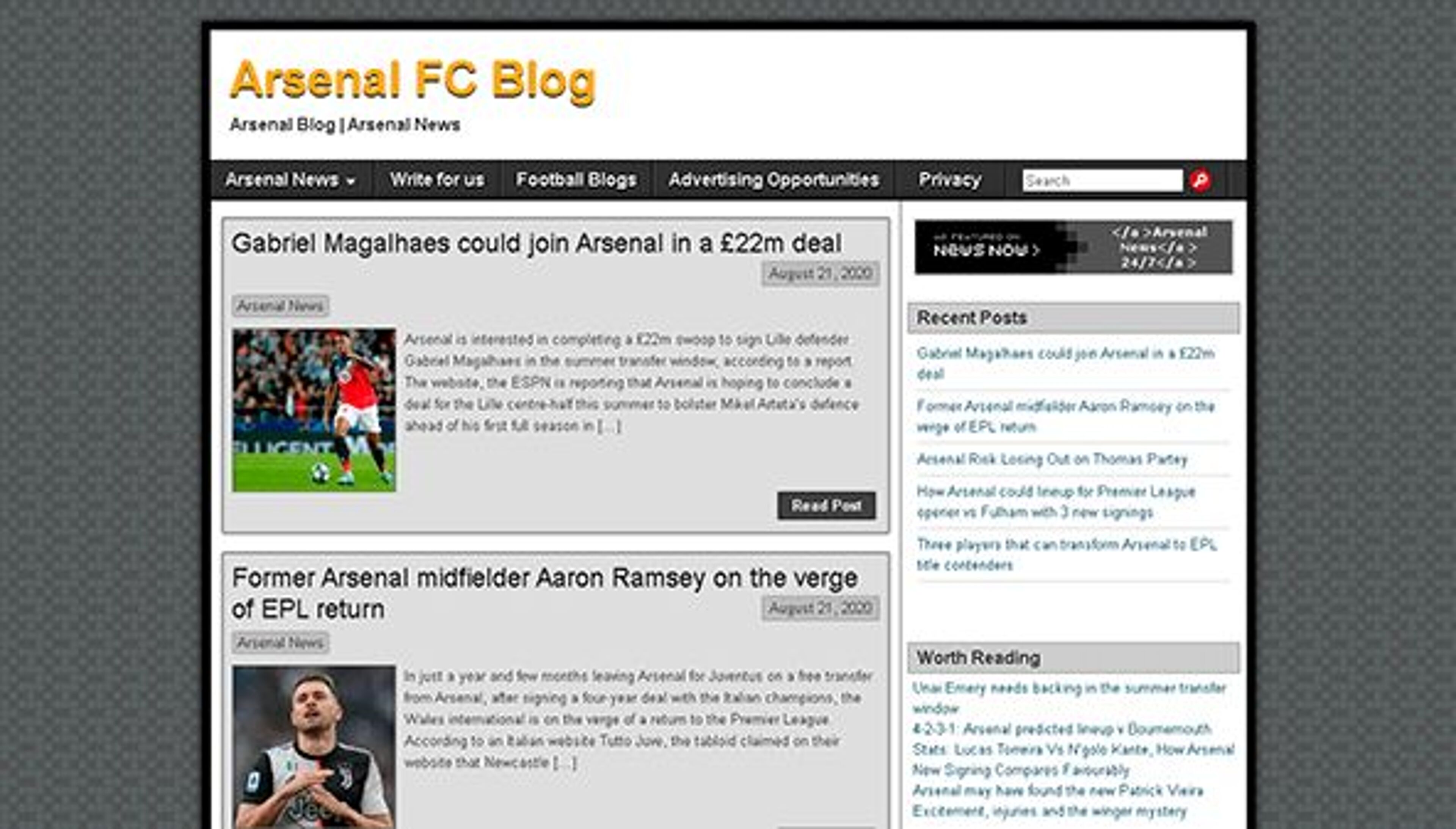 Arsenal FC Blog (arsenalfcblog.com)