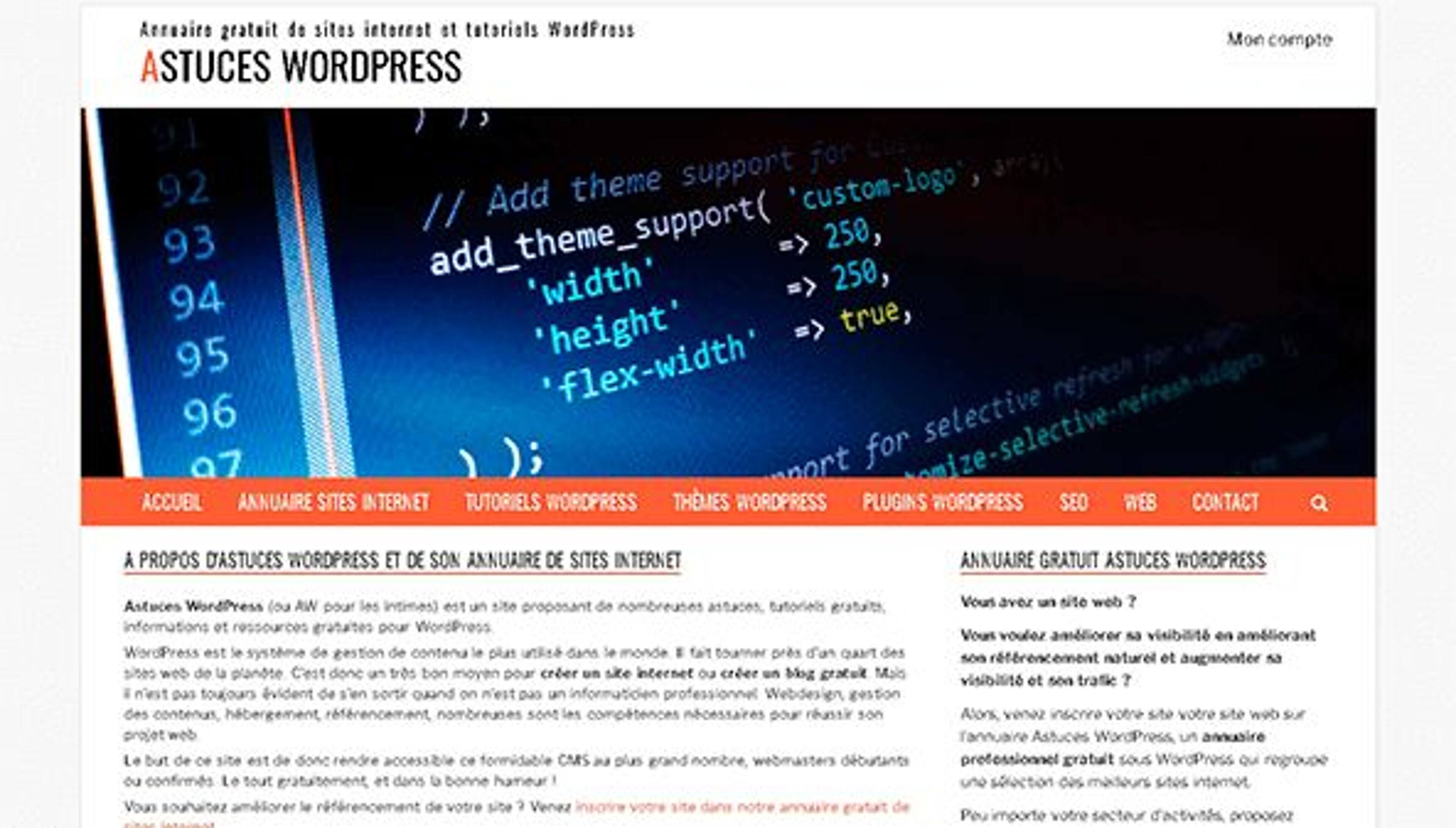 Советы по Wordpress (astuceswp.fr)