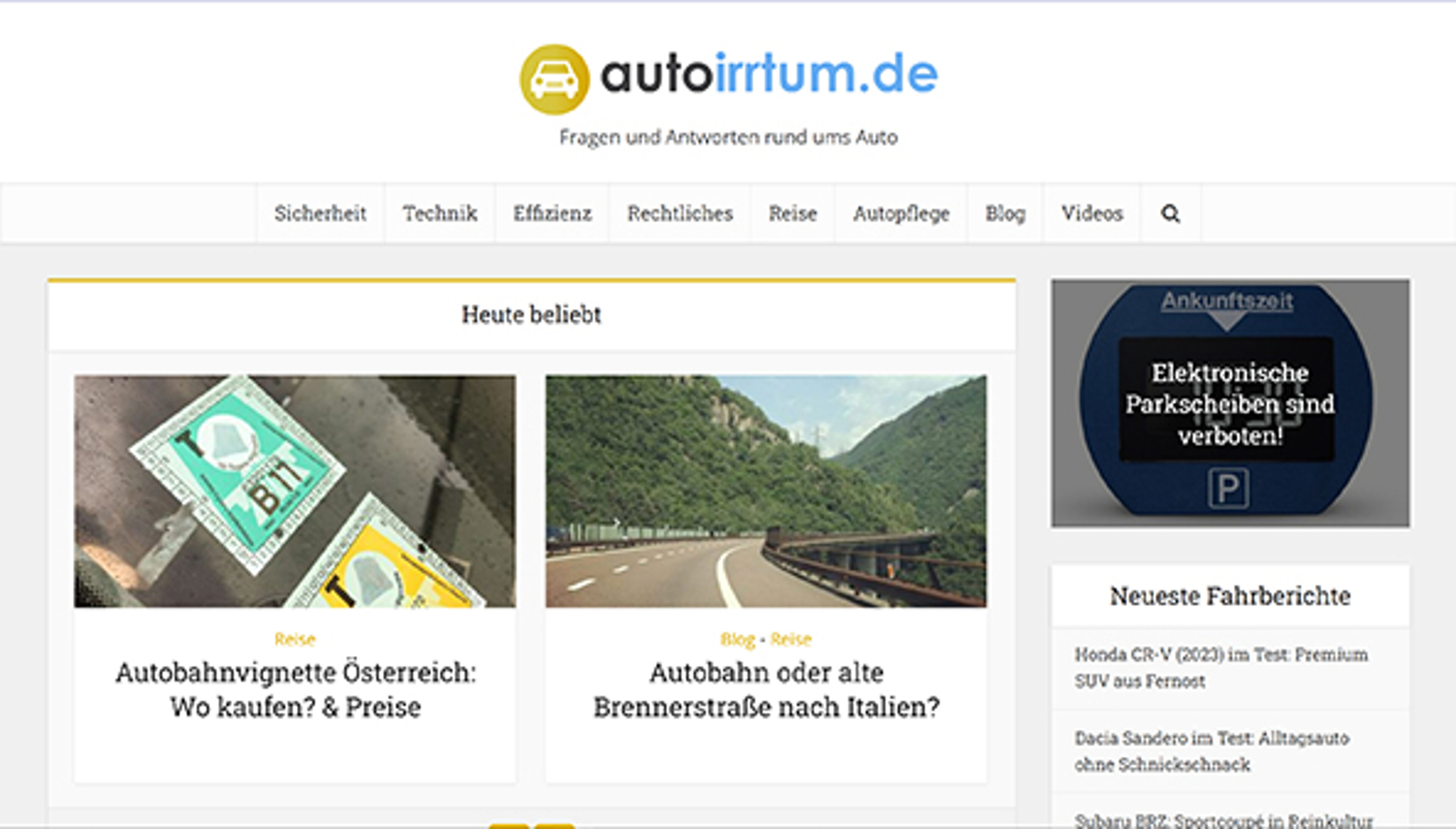 خطأ في السيارة (autoirrtum.de)