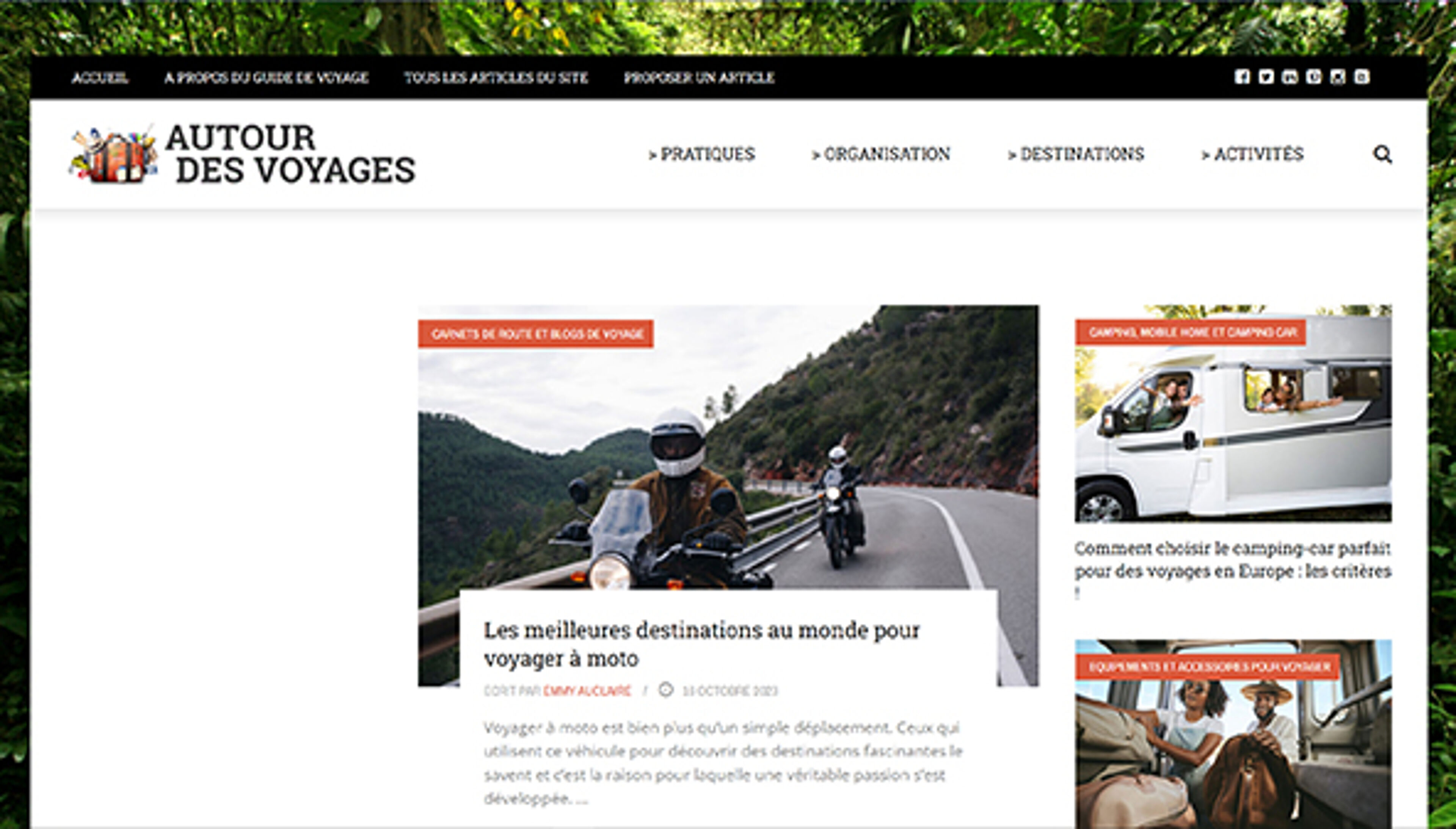 О путешествиях (autourdesvoyages.com)