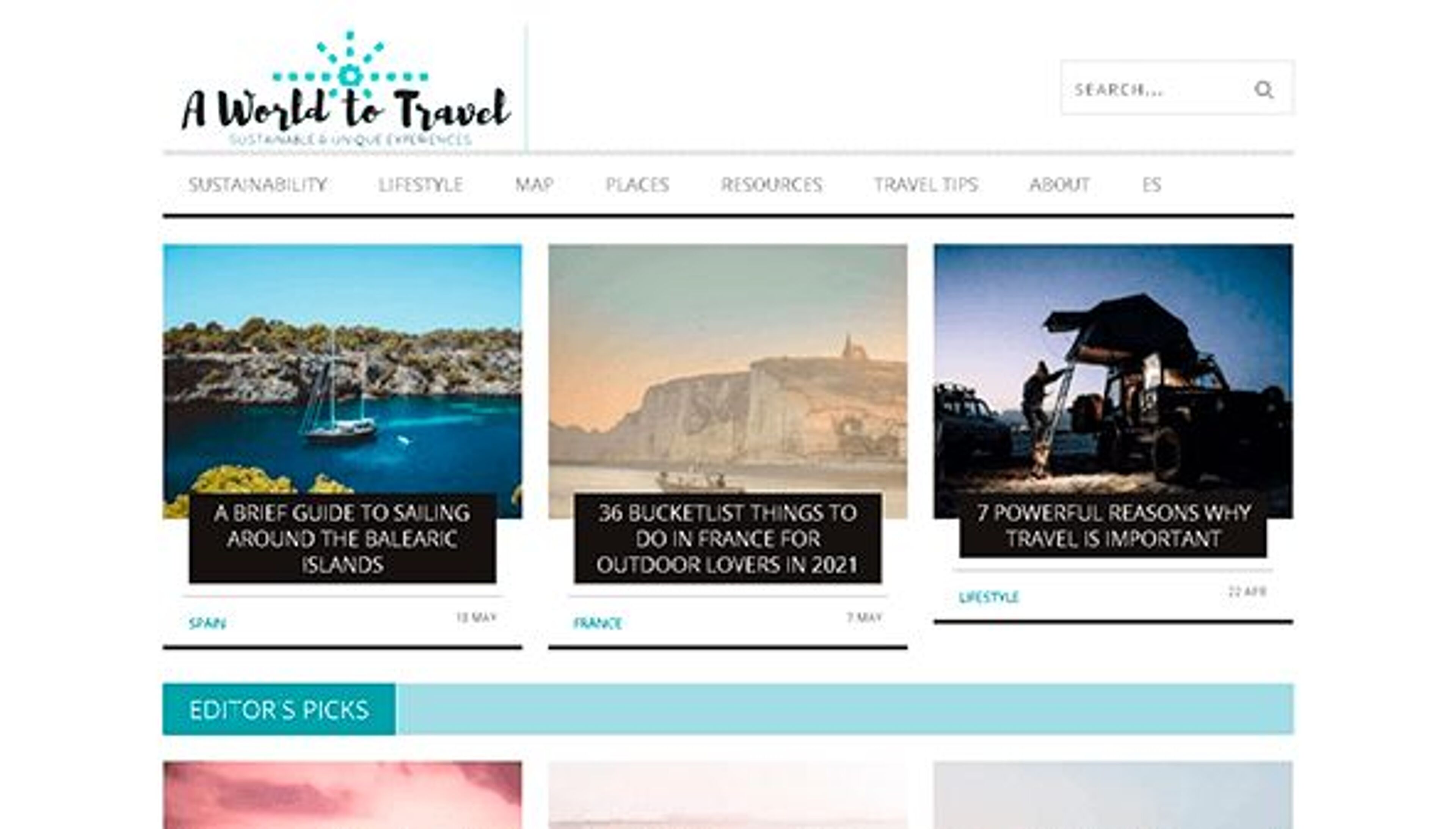 En värld att resa i (aworldtotravel.com)