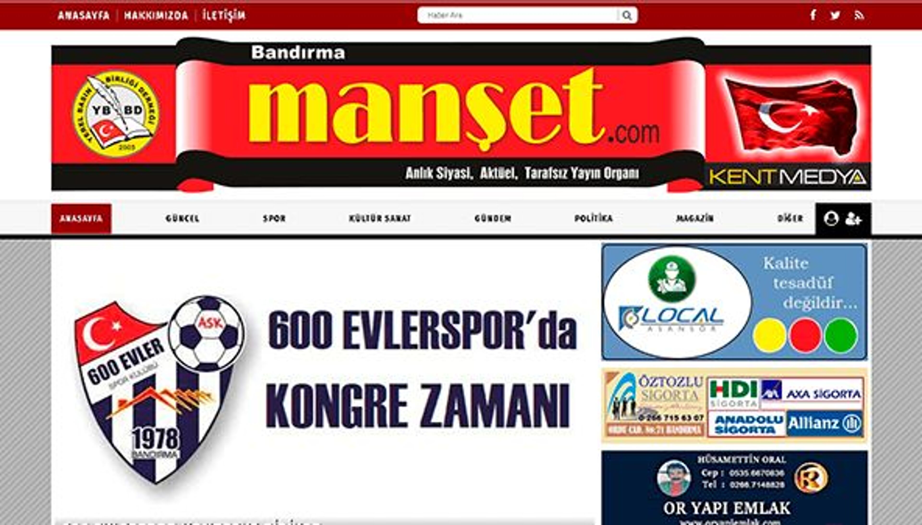 Бандырма Манжета (bandirmamanset.com)