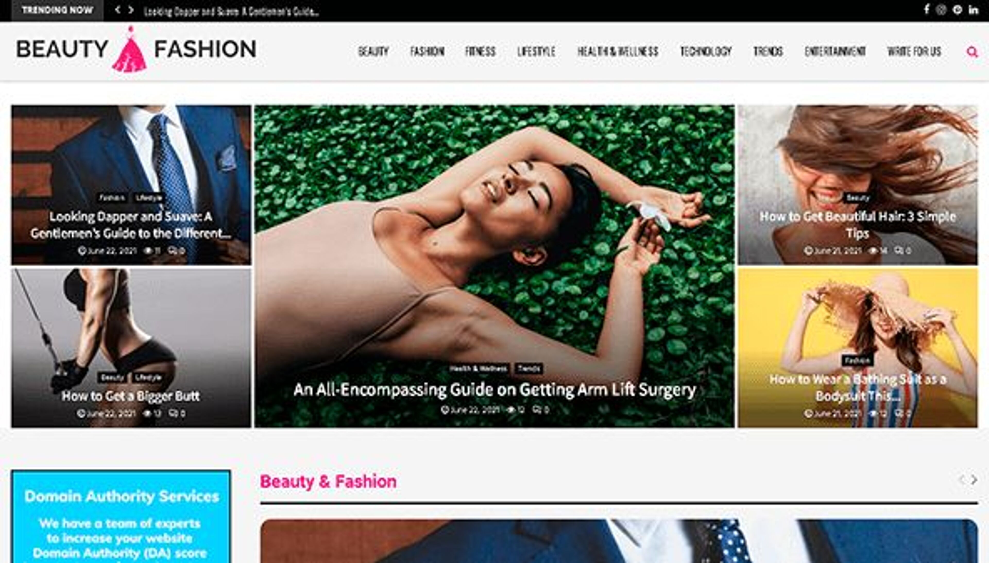 مدونة الموضة والجمال (beautynfashionblog.com)