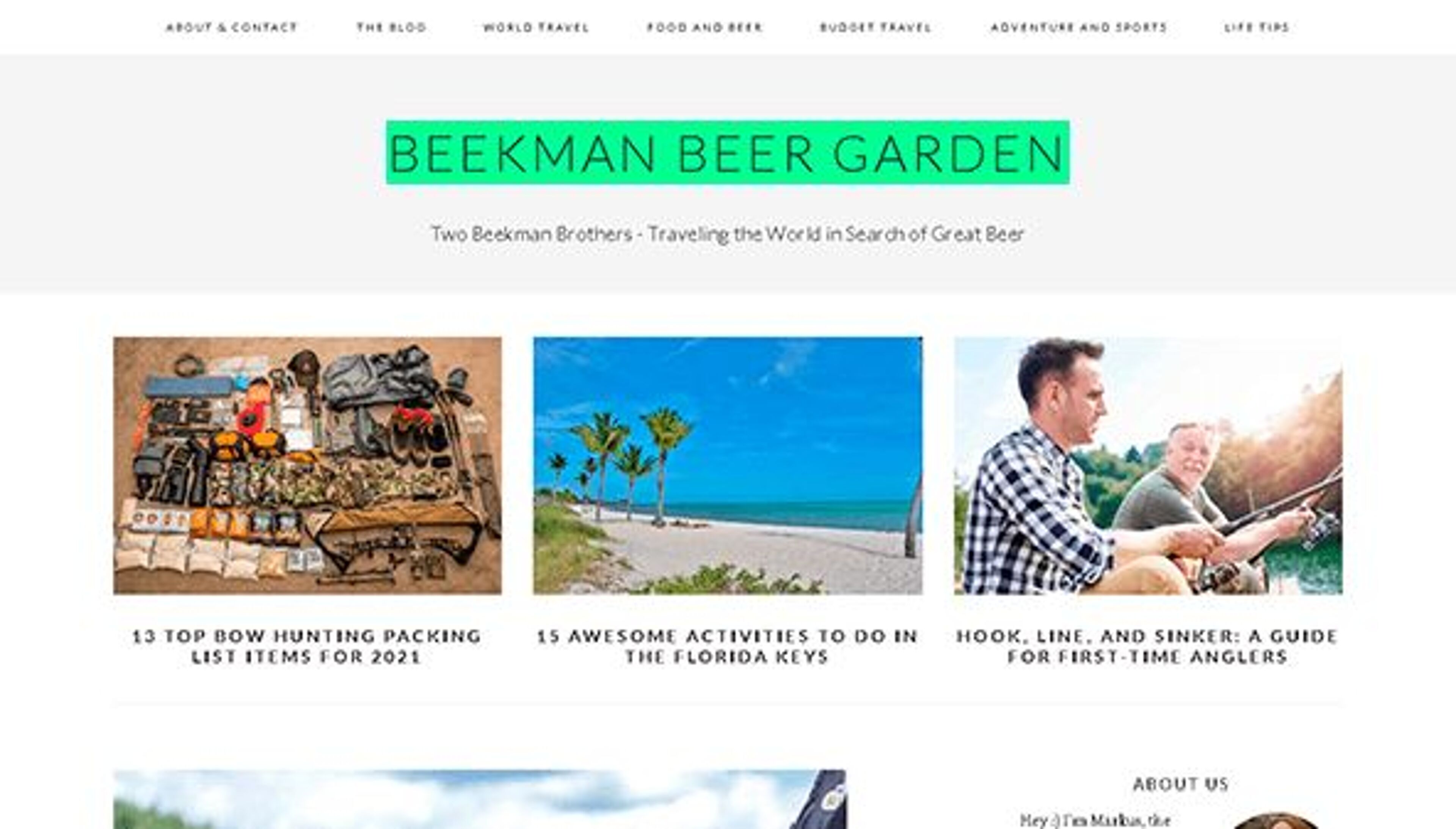 Beekman sörkert (beekmanbeergarden.com)