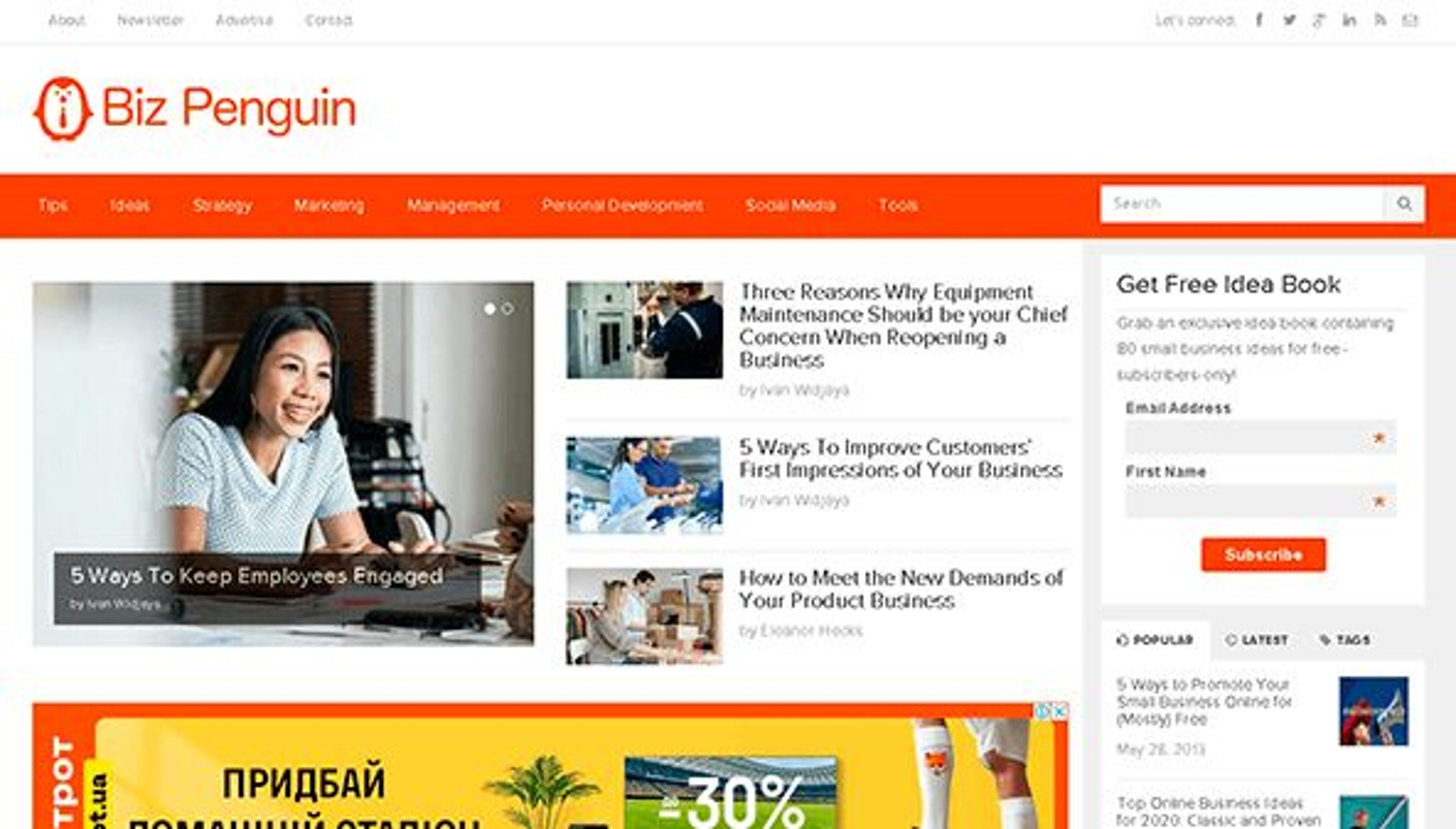 Biz pingviini (bizpenguin.com)