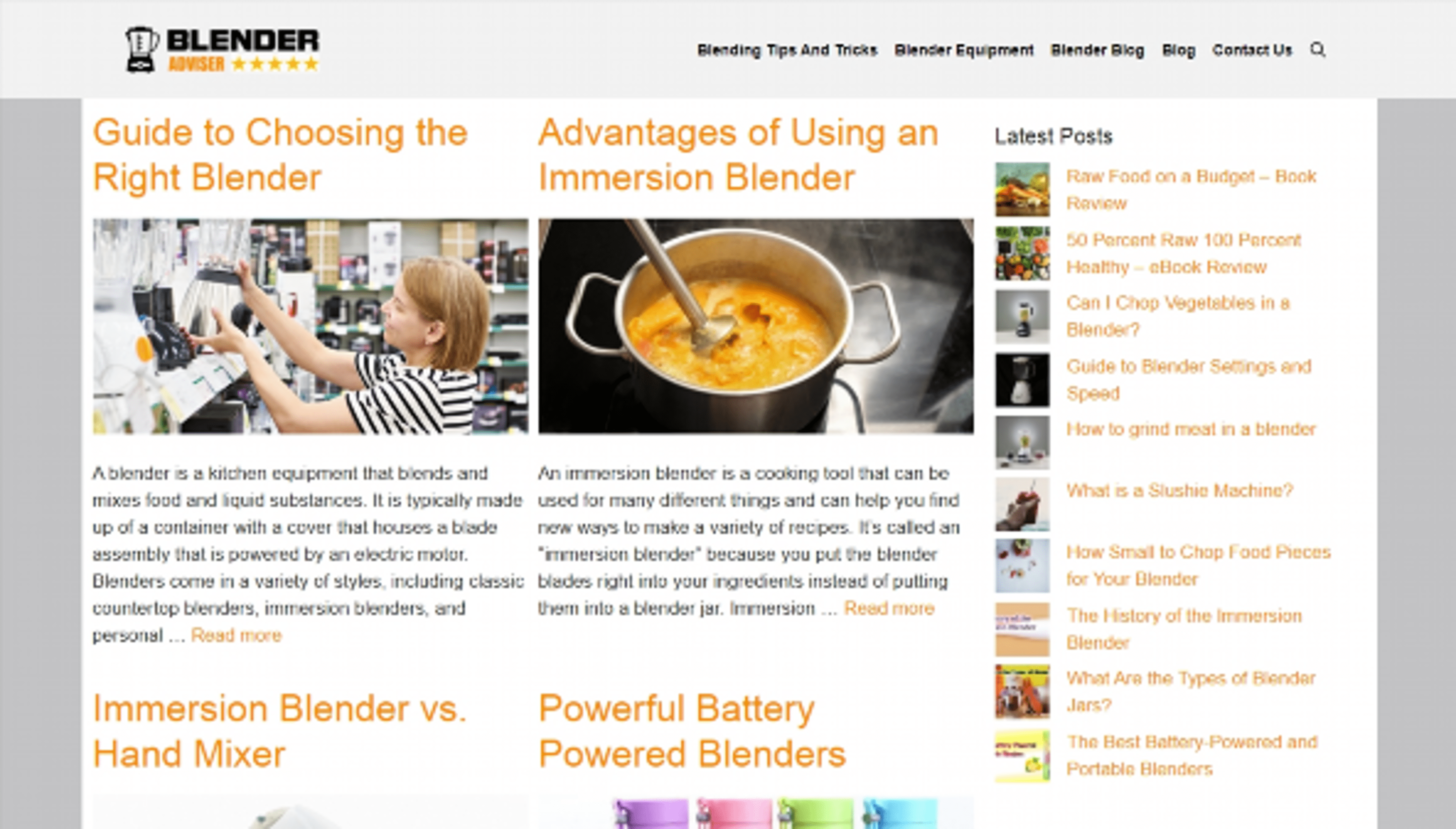 Відгуки про блендер (blenderadviser.com)