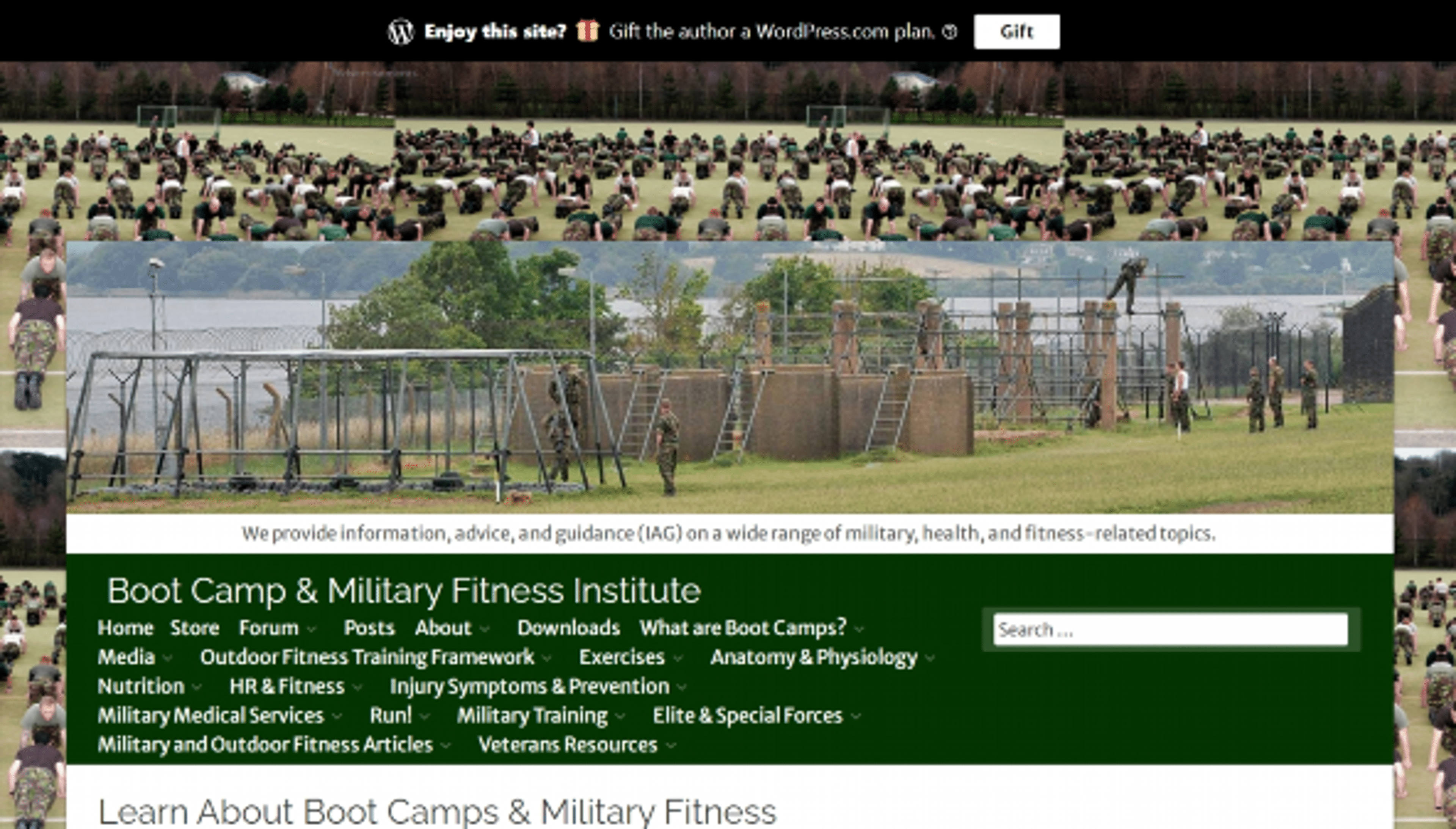 معسكر التدريب ومعهد اللياقة العسكرية (bootcampmilitaryfitnessinstitute.com)