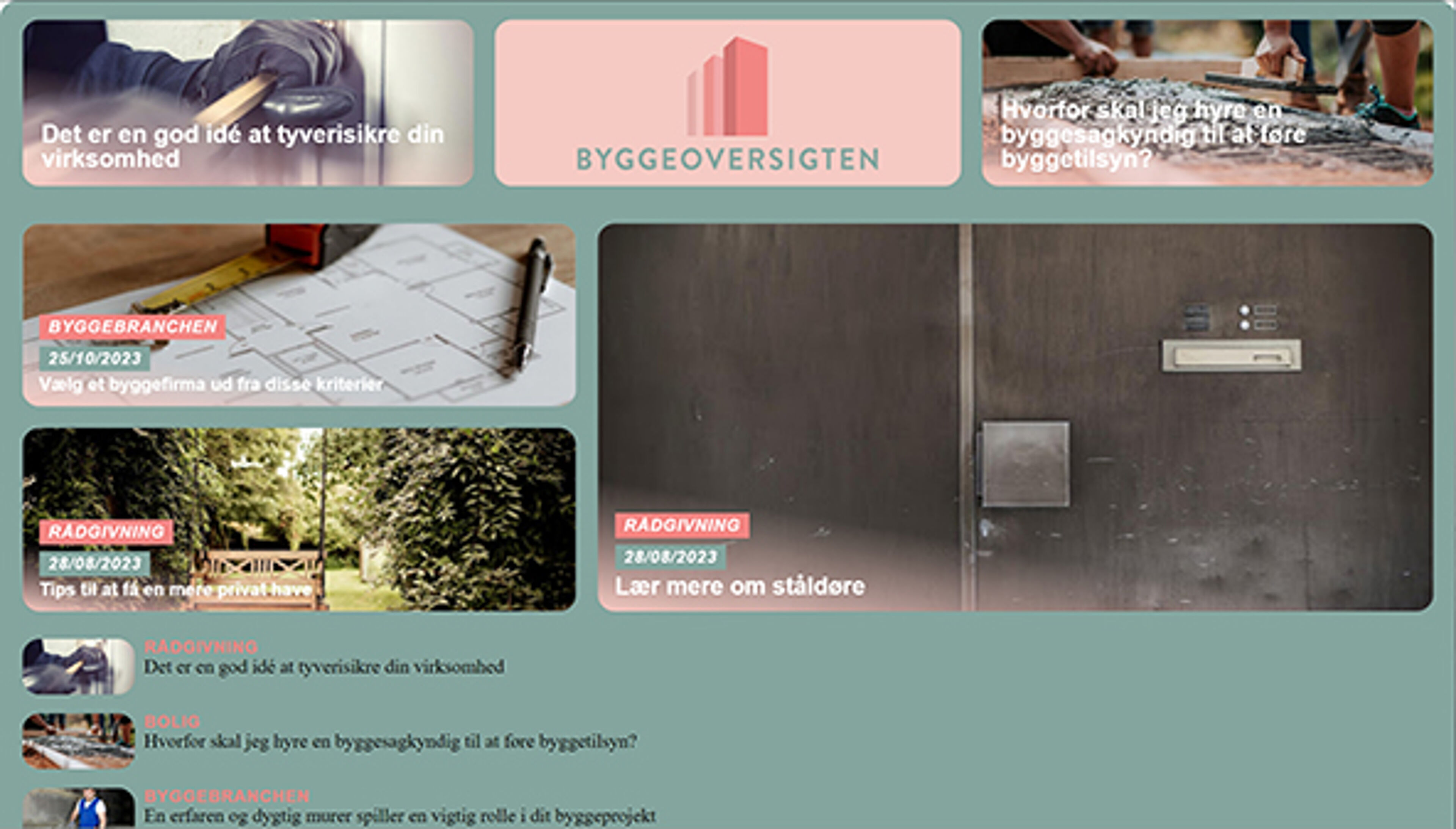 byggeoversigten.dk