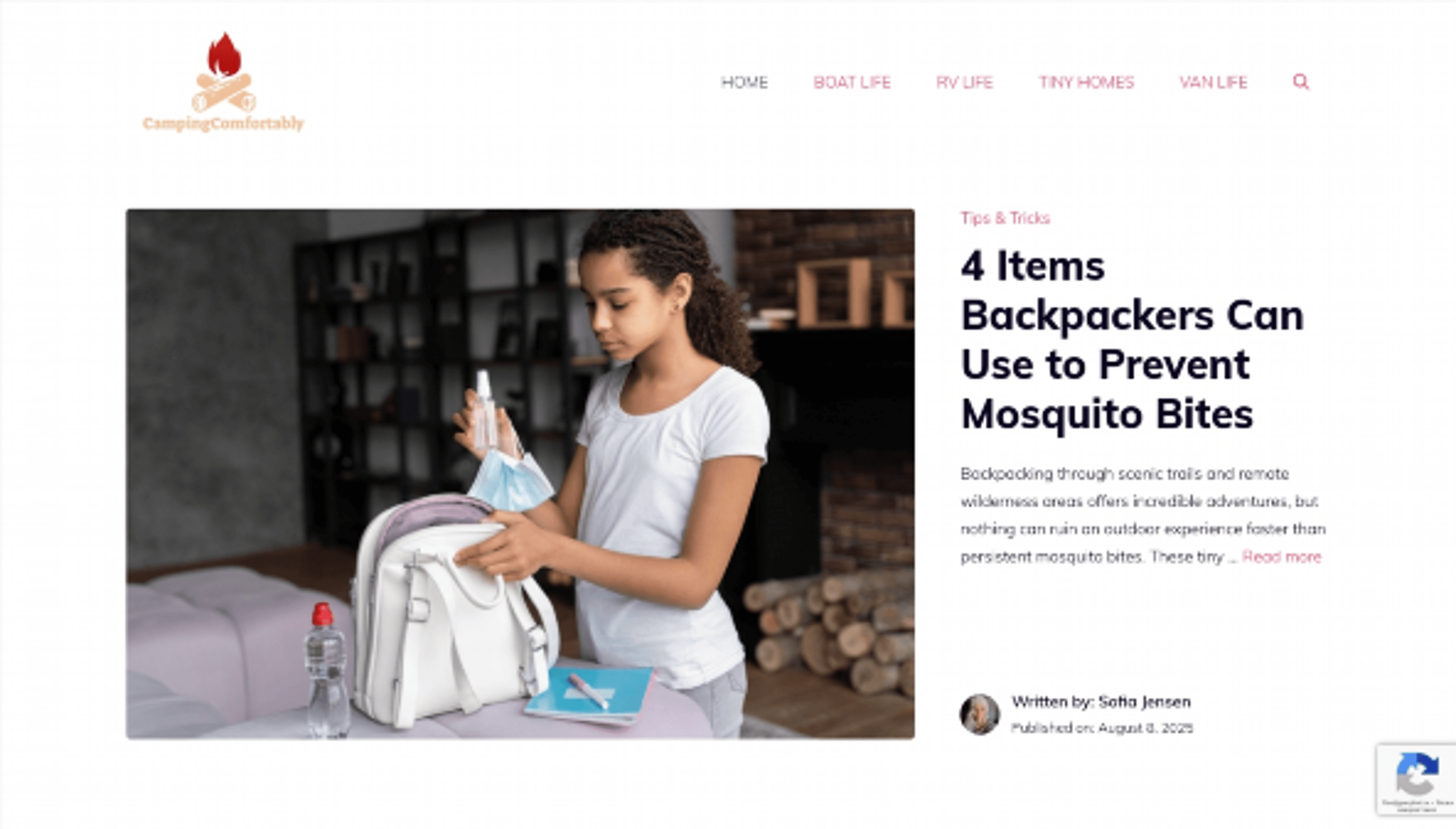 campingcomfortably.com