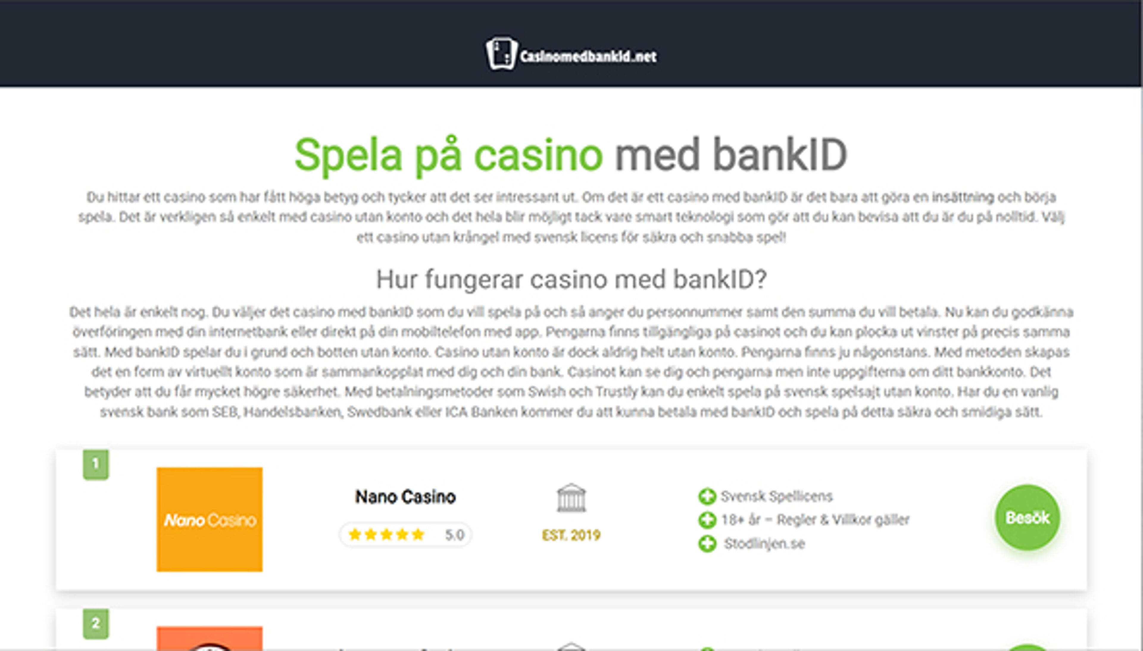casinomedbankid.net
