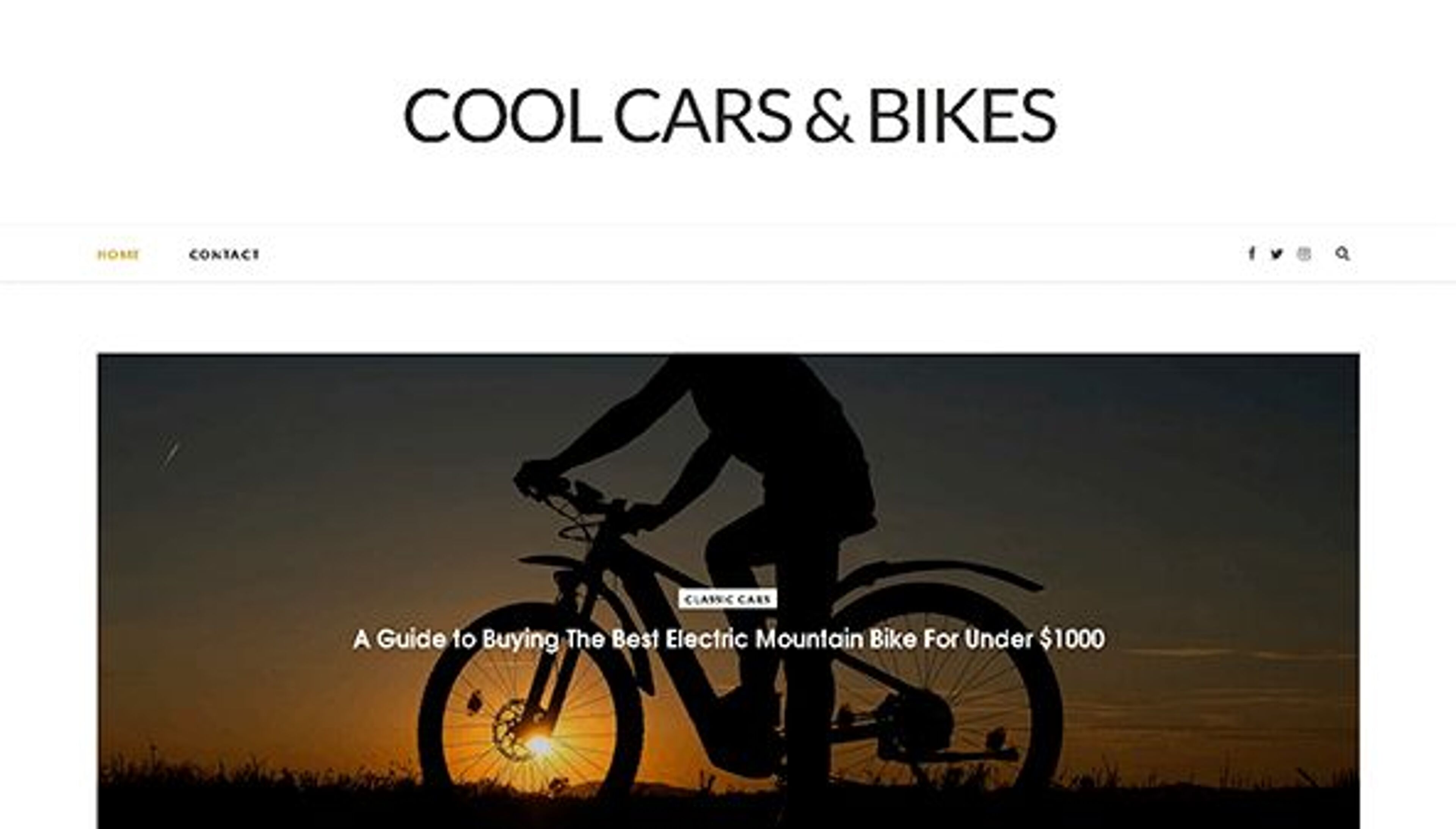 Крутые автомобили и мотоциклы (coolcarsandbikes.com)