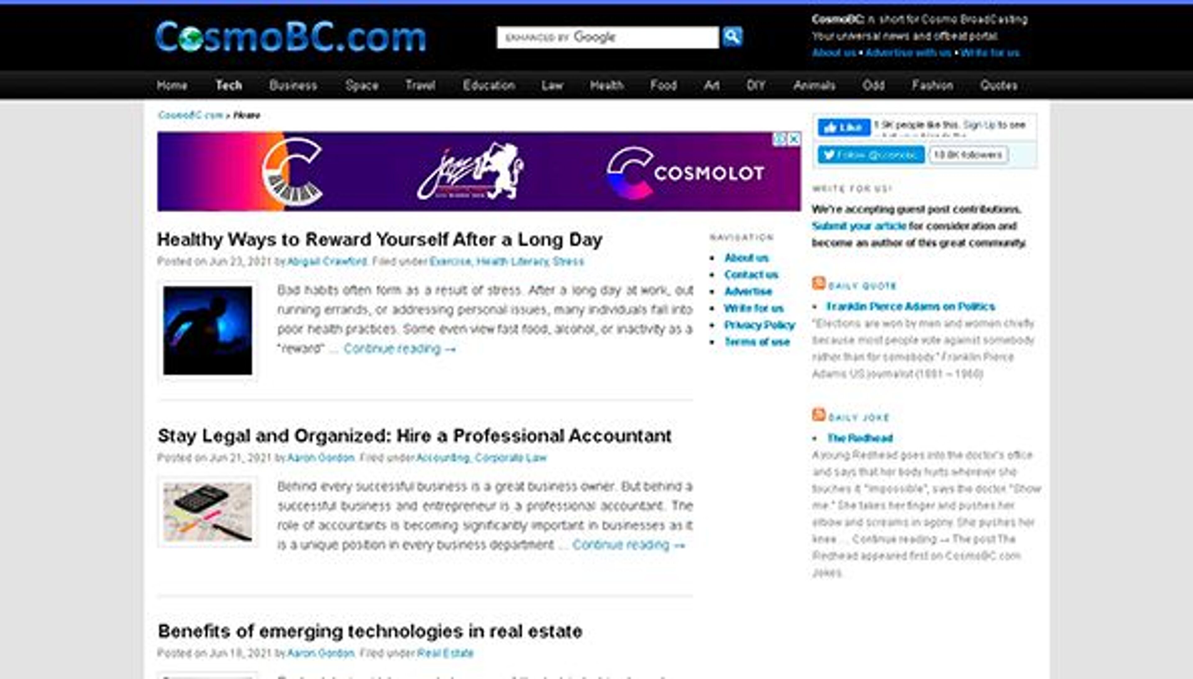 Cosmo BC (cosmobc.com)