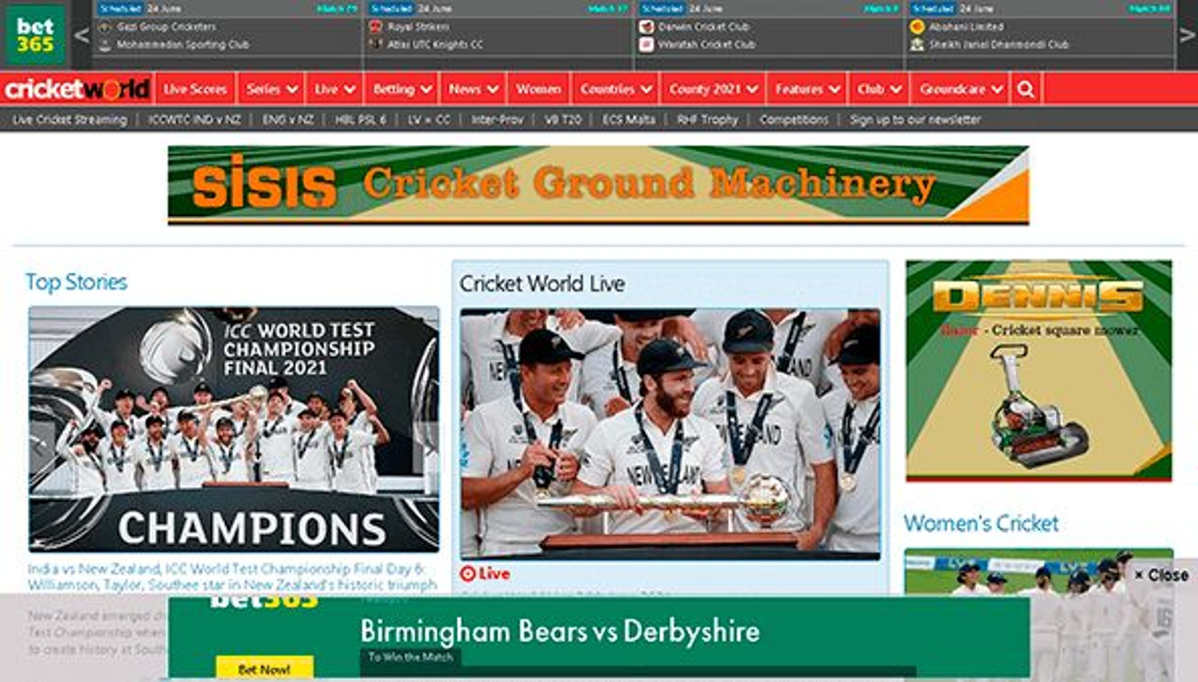 Mundo do críquete (cricketworld.com)
