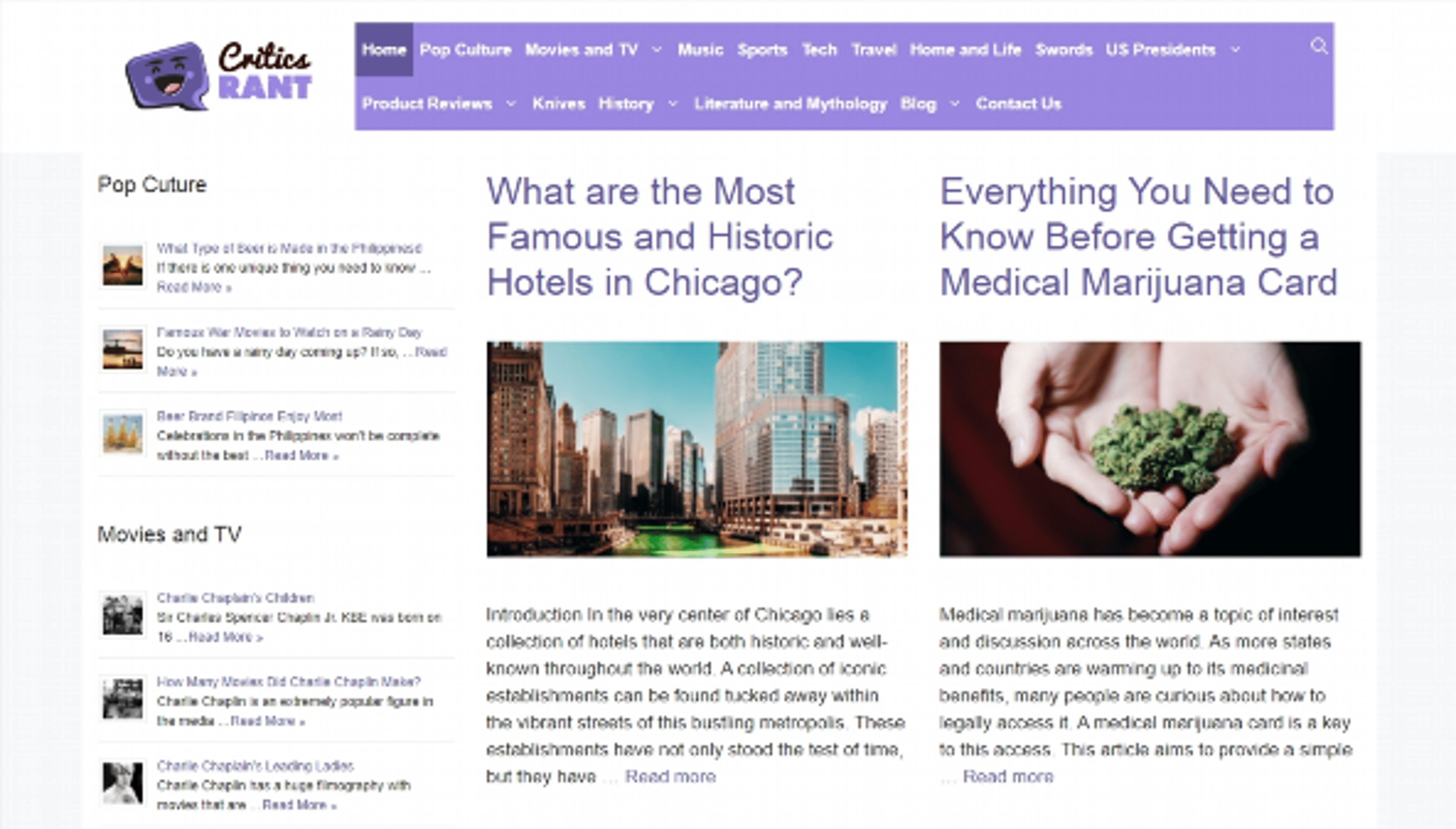 Kritiker schimpfen (criticsrant.com)