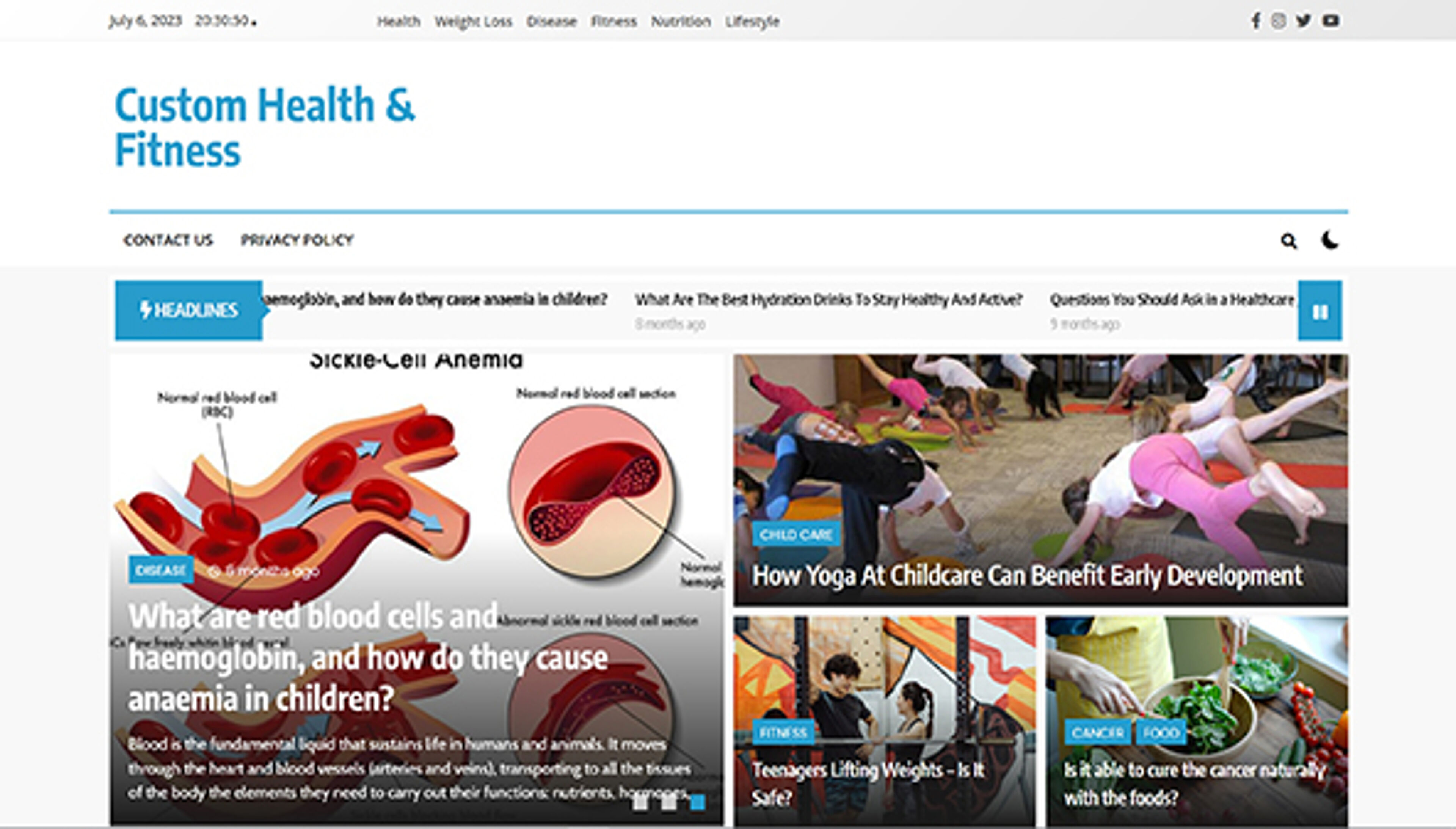 customhealthandfitness.com