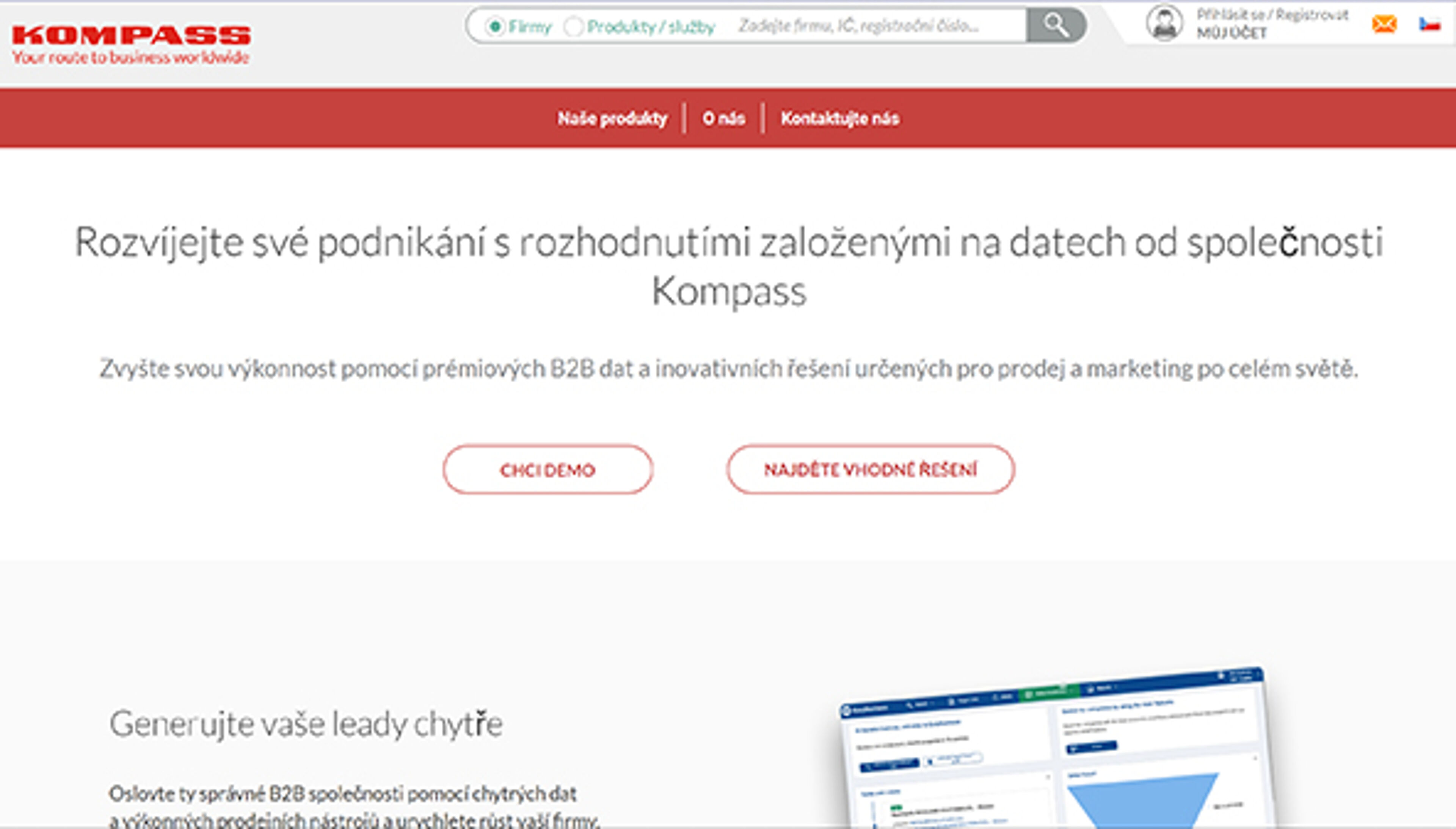 Kompass (Tchèque) (cz.kompass.com)