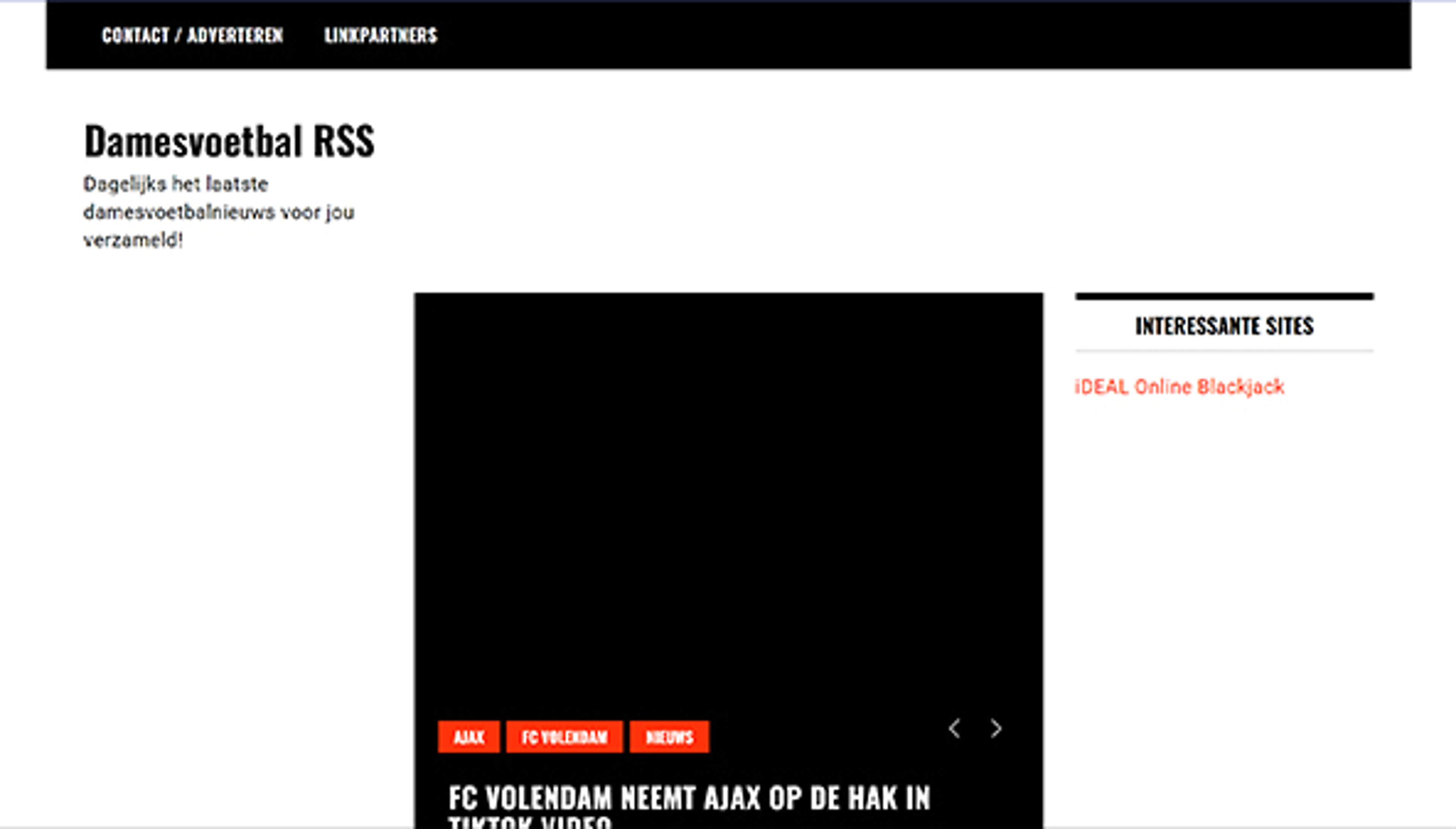 Ladies soccer rss (damesvoetbalrss.nl)