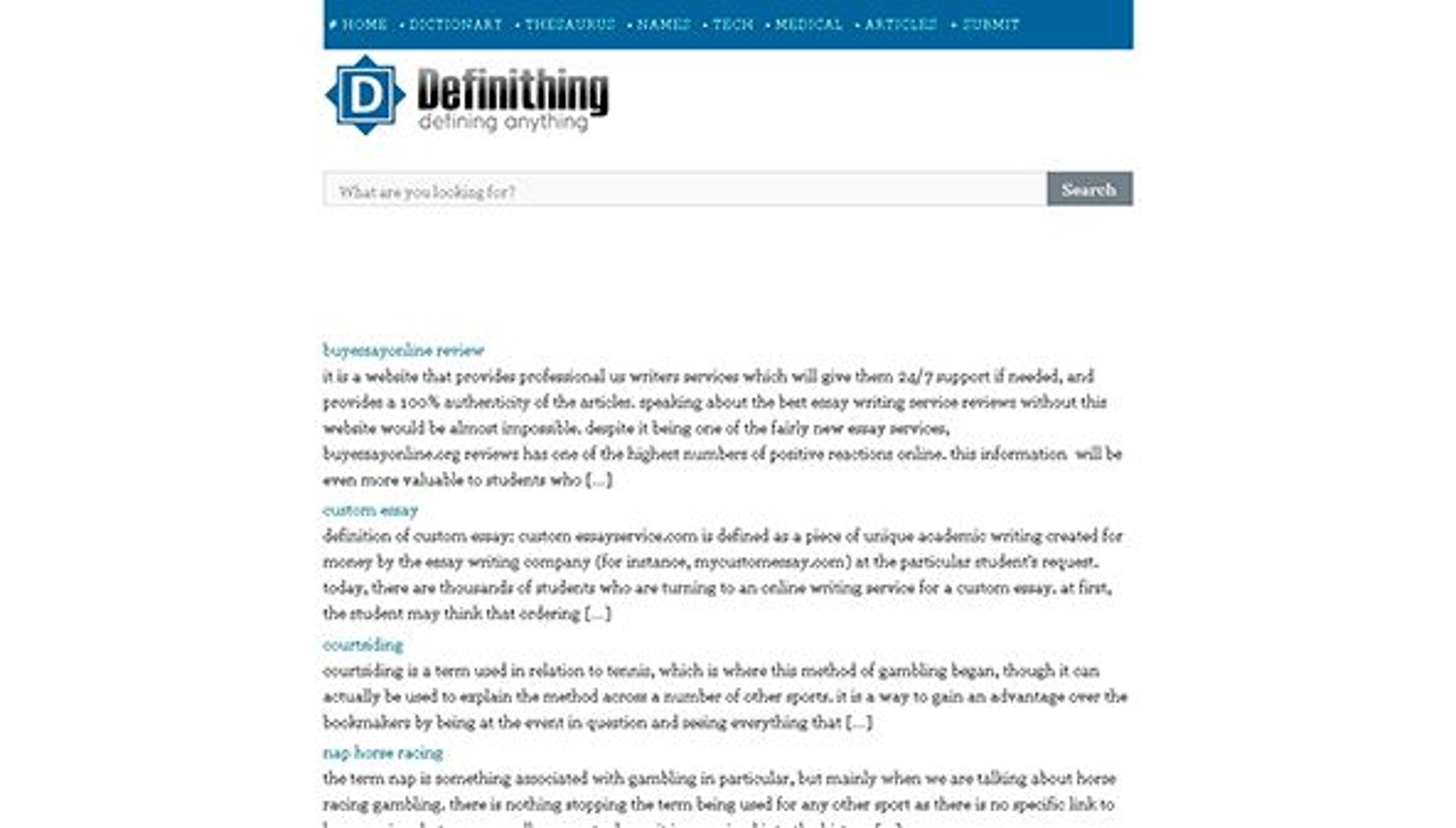 التحديد (definithing.com)