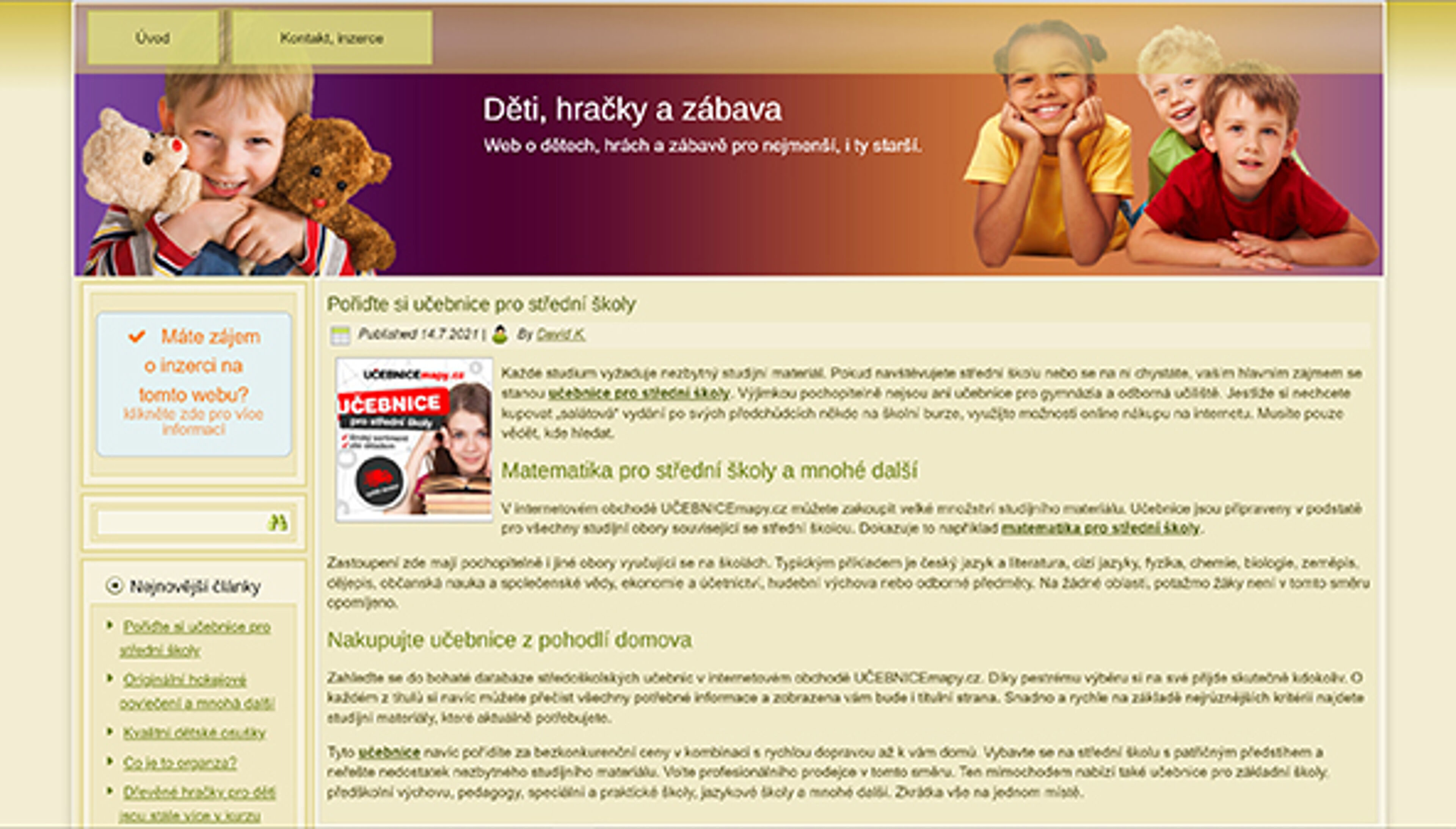 Информакезде (Дети) (deti.informacezde.eu)