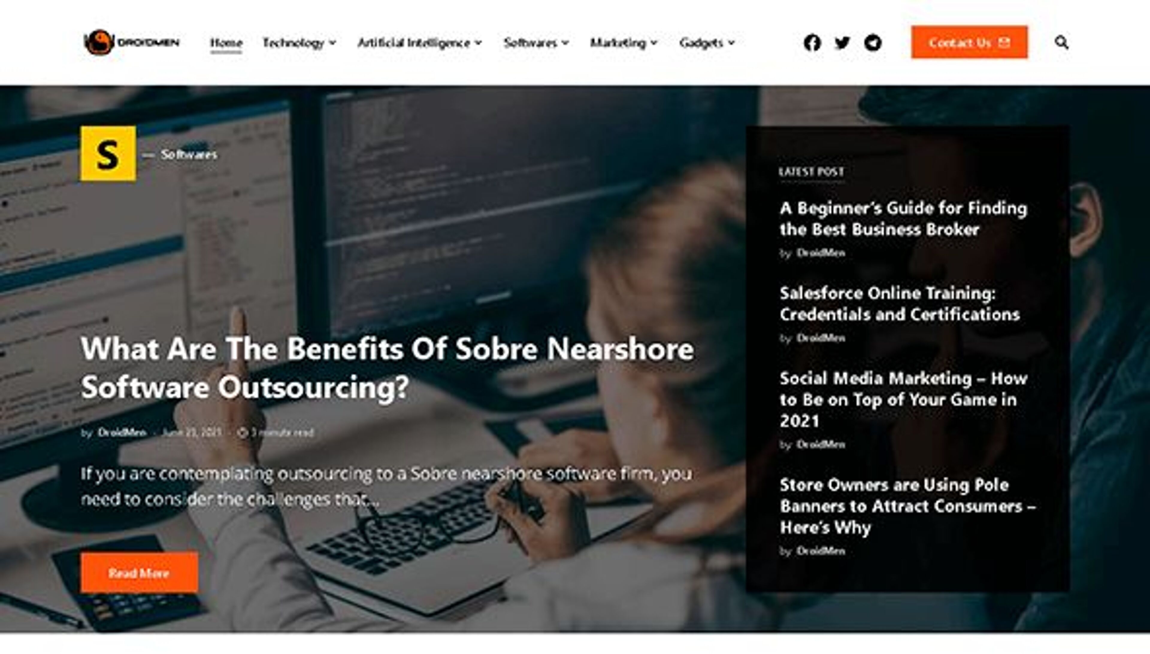 Hommes droïdes (droidmen.com)