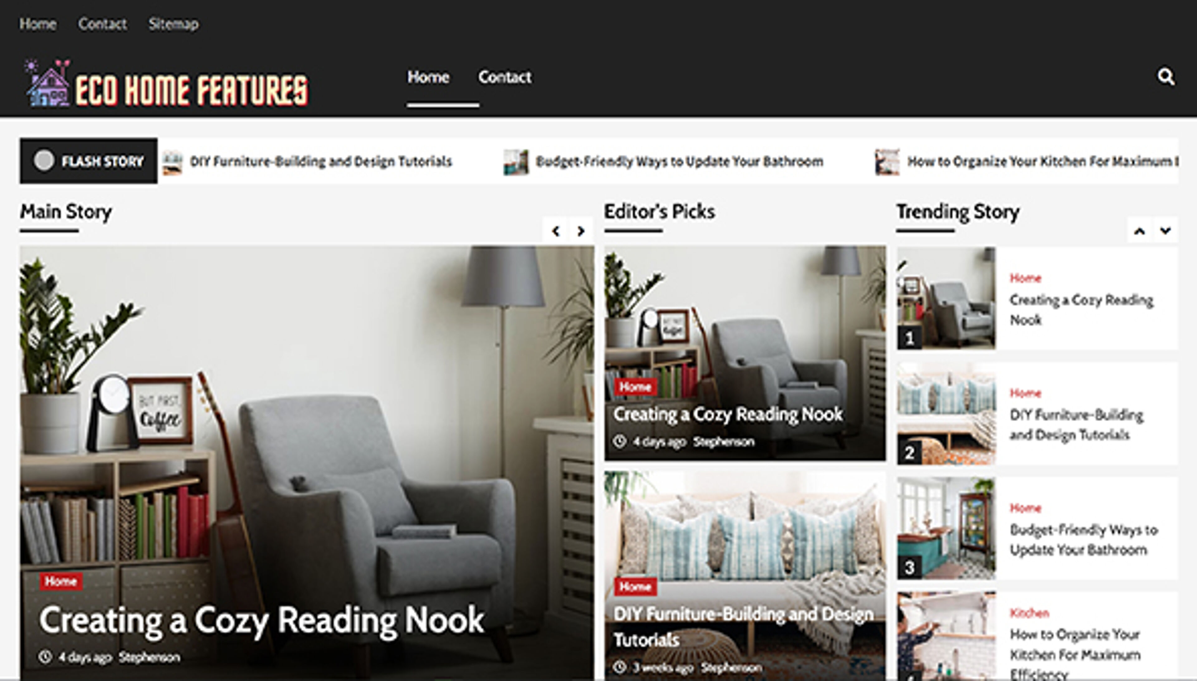 Ekologiškų namų savybės (ecohomefeatures.com)