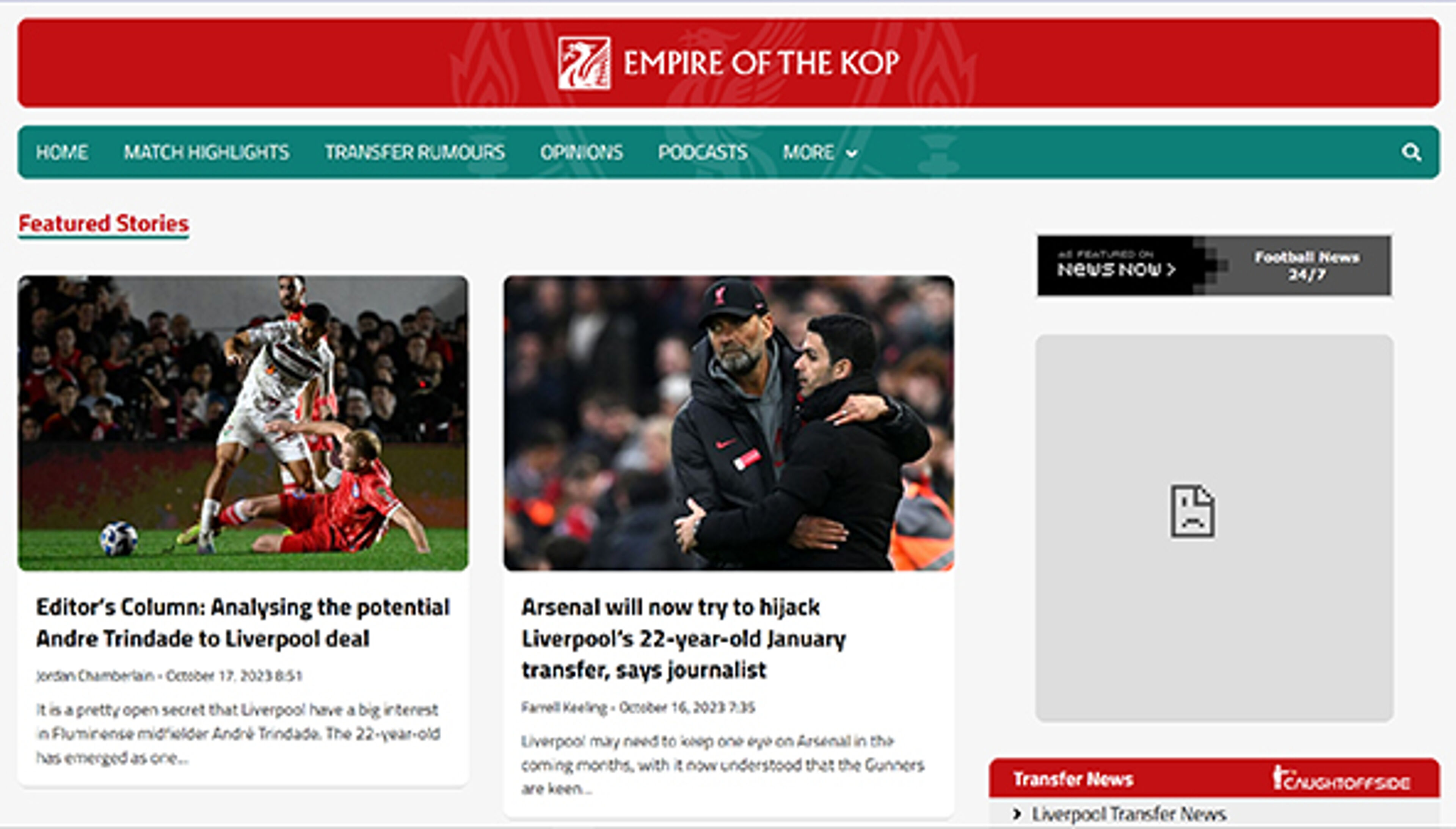 Império do kop (empireofthekop.com)