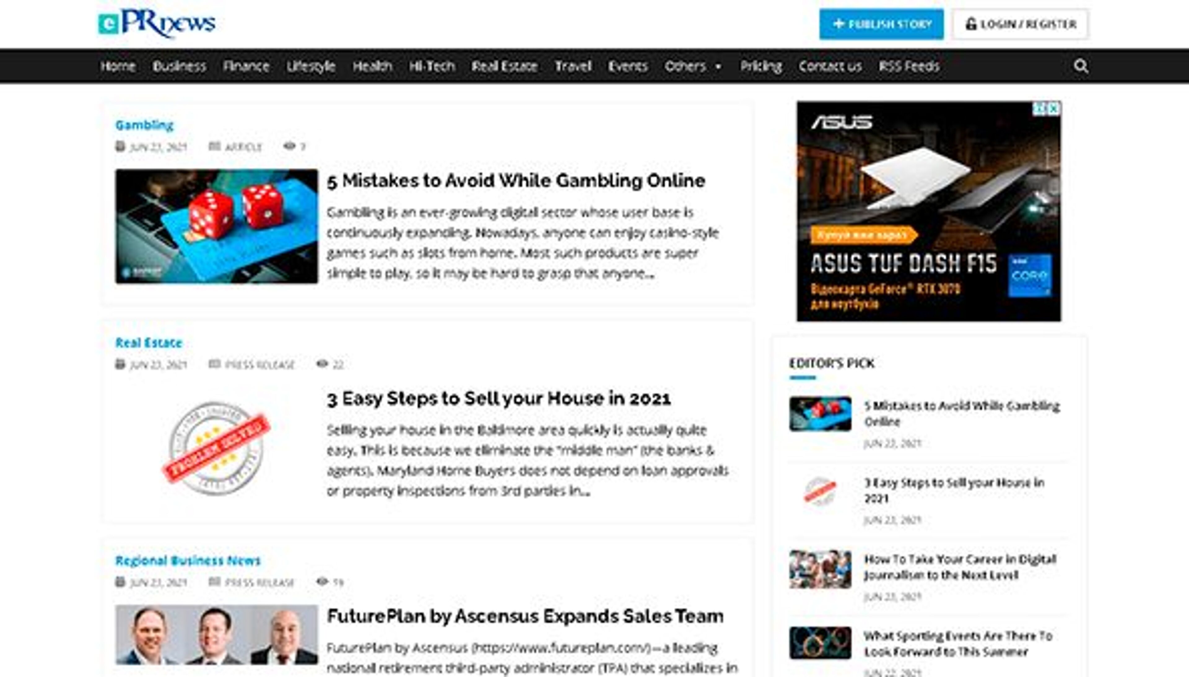 E PR-nyheter (eprnews.com)