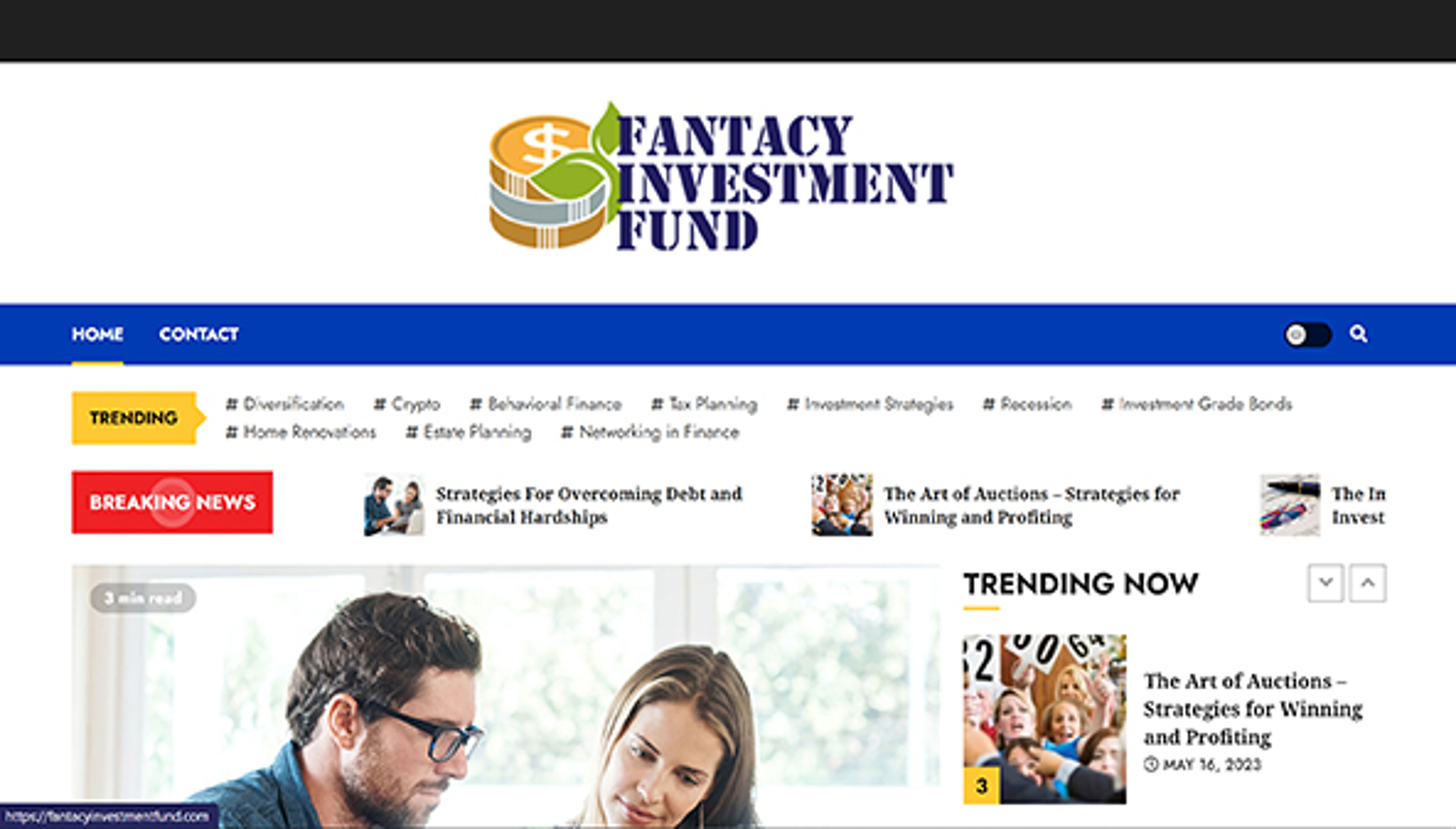 Инвестиционный фонд Fantacy (fantacyinvestmentfund.com)