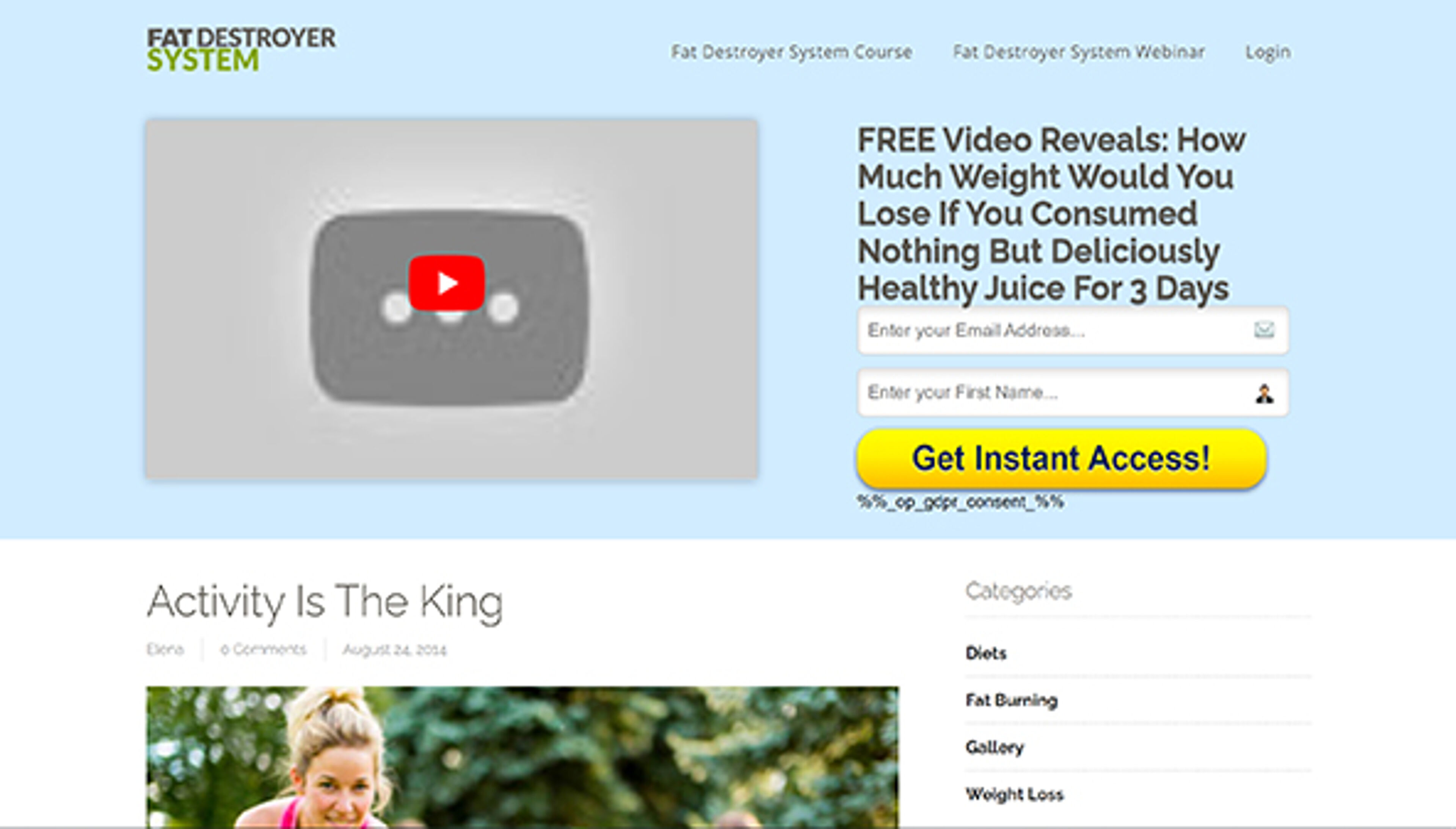 Sistema distruttore di grassi (fatdestroyersystem.com)