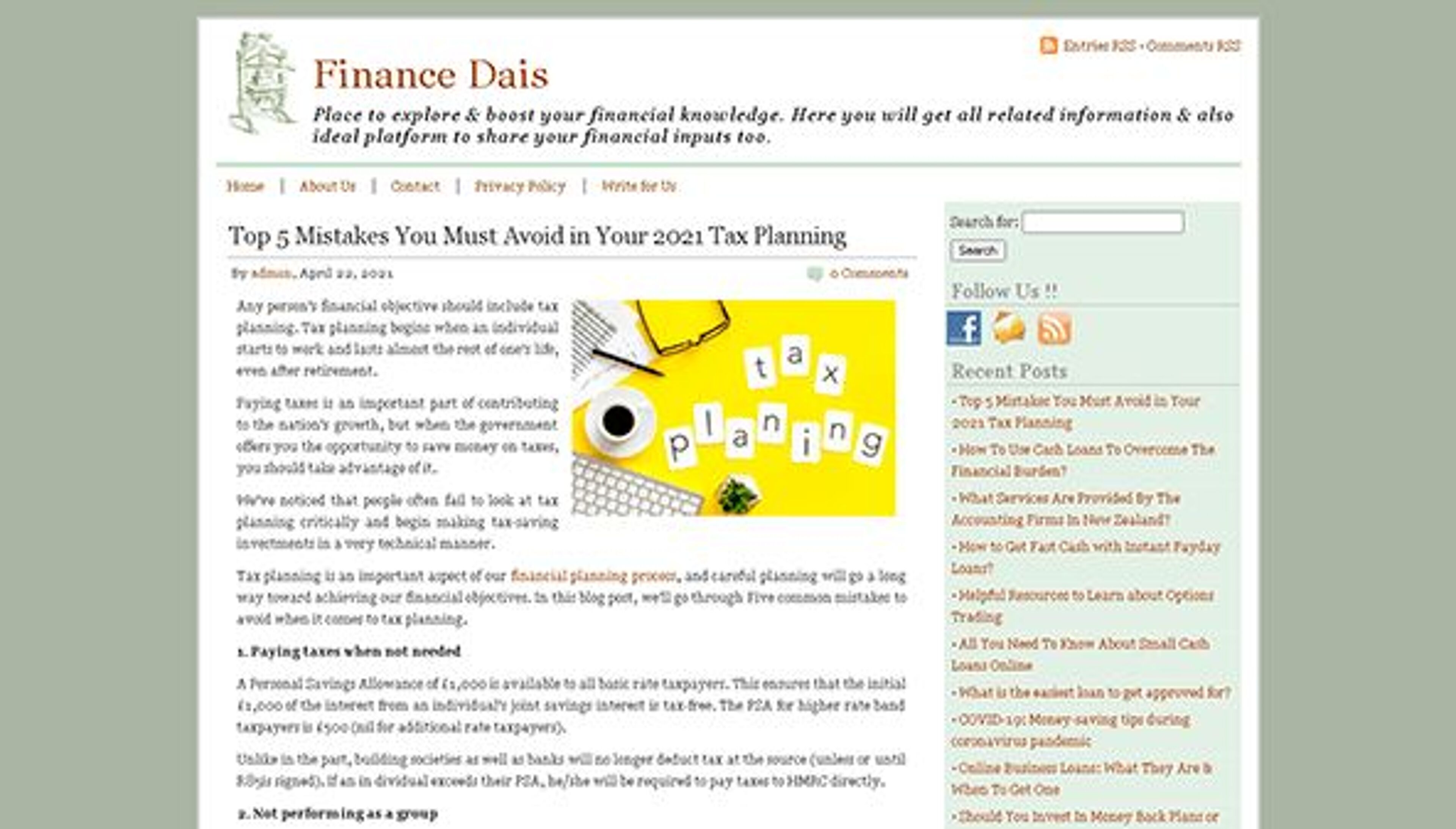 Финансовый помост (financedais.com)