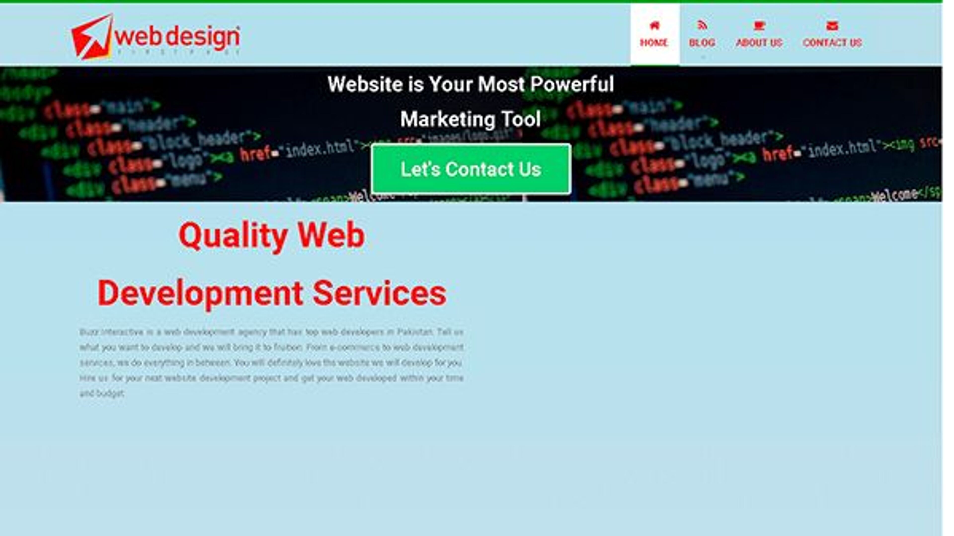 Conception de la première page web (firstpagewebdesign.co.uk)