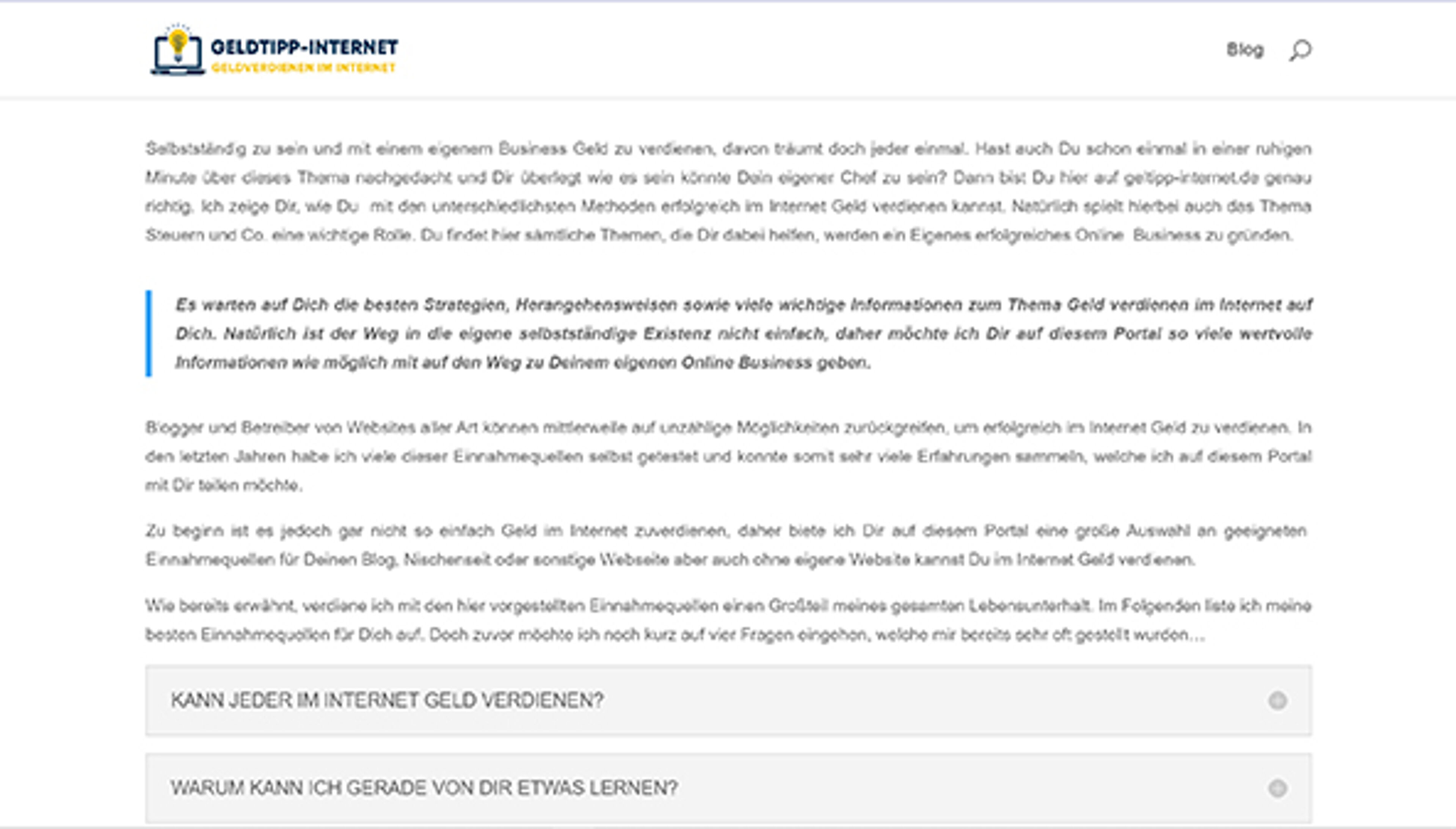 Pénz tipp - Internet (geldtipp-internet.de)