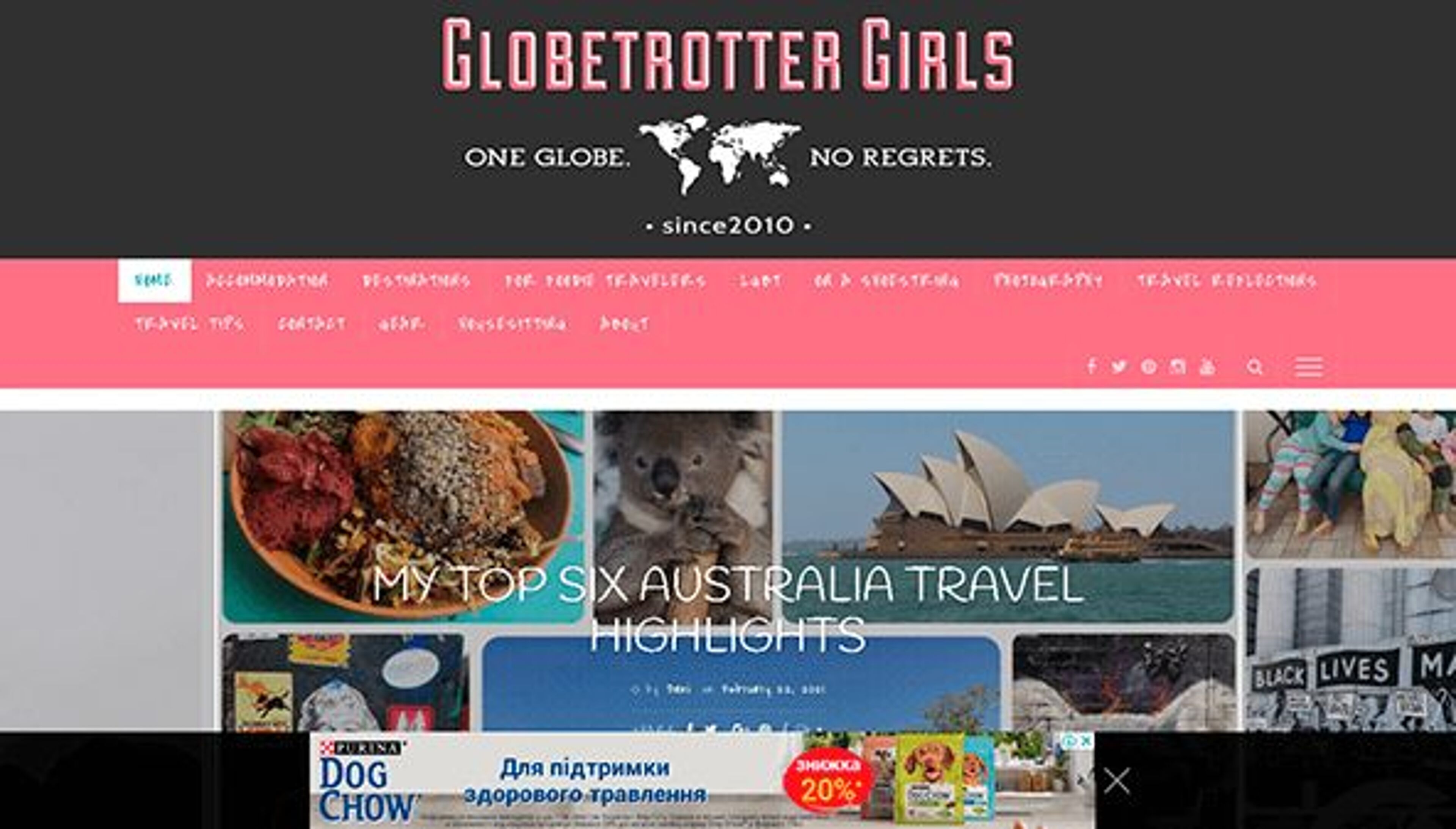 Garotas Globetrotter (globetrottergirls.com)