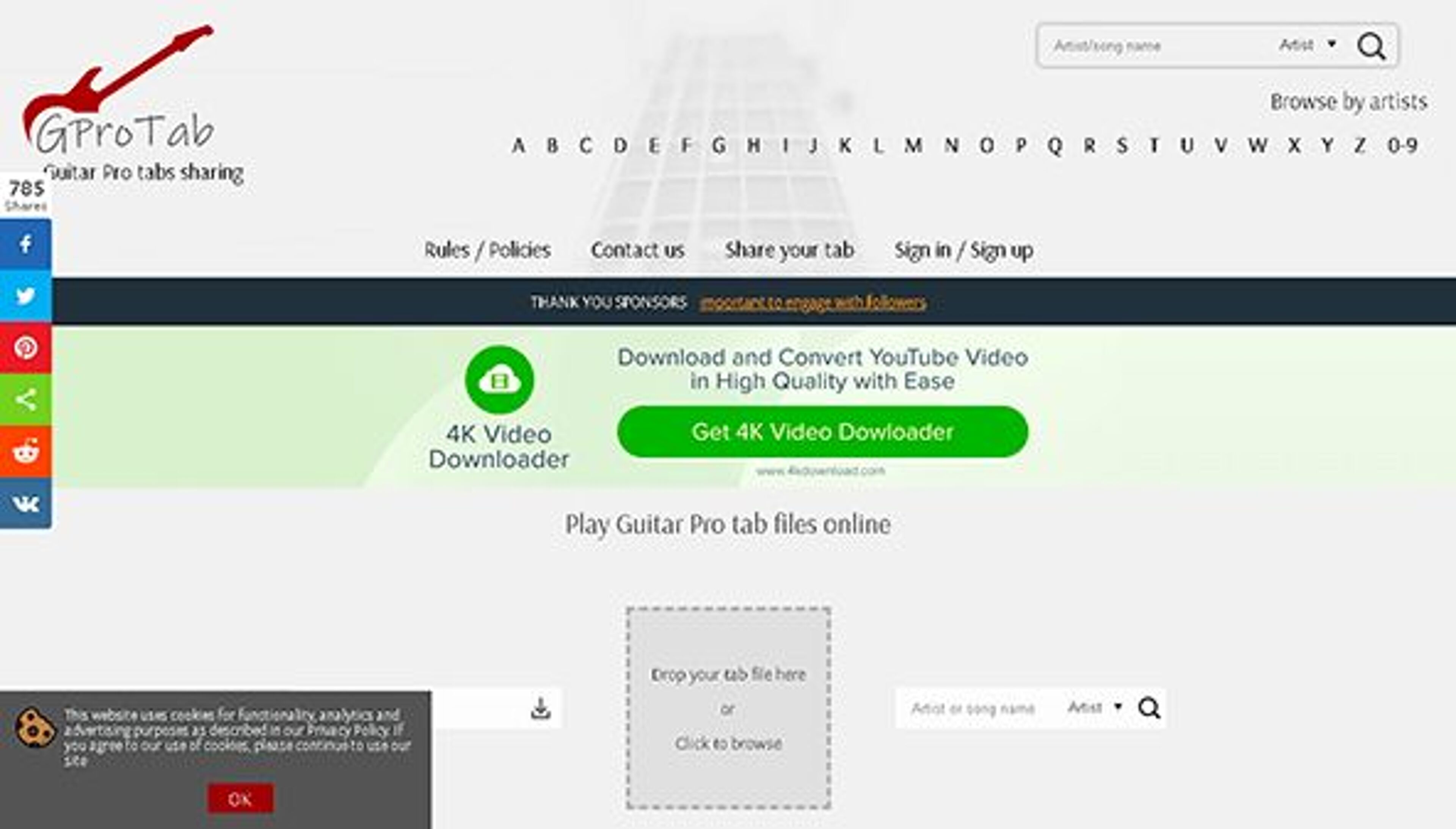 G pro tab (gprotab.net)