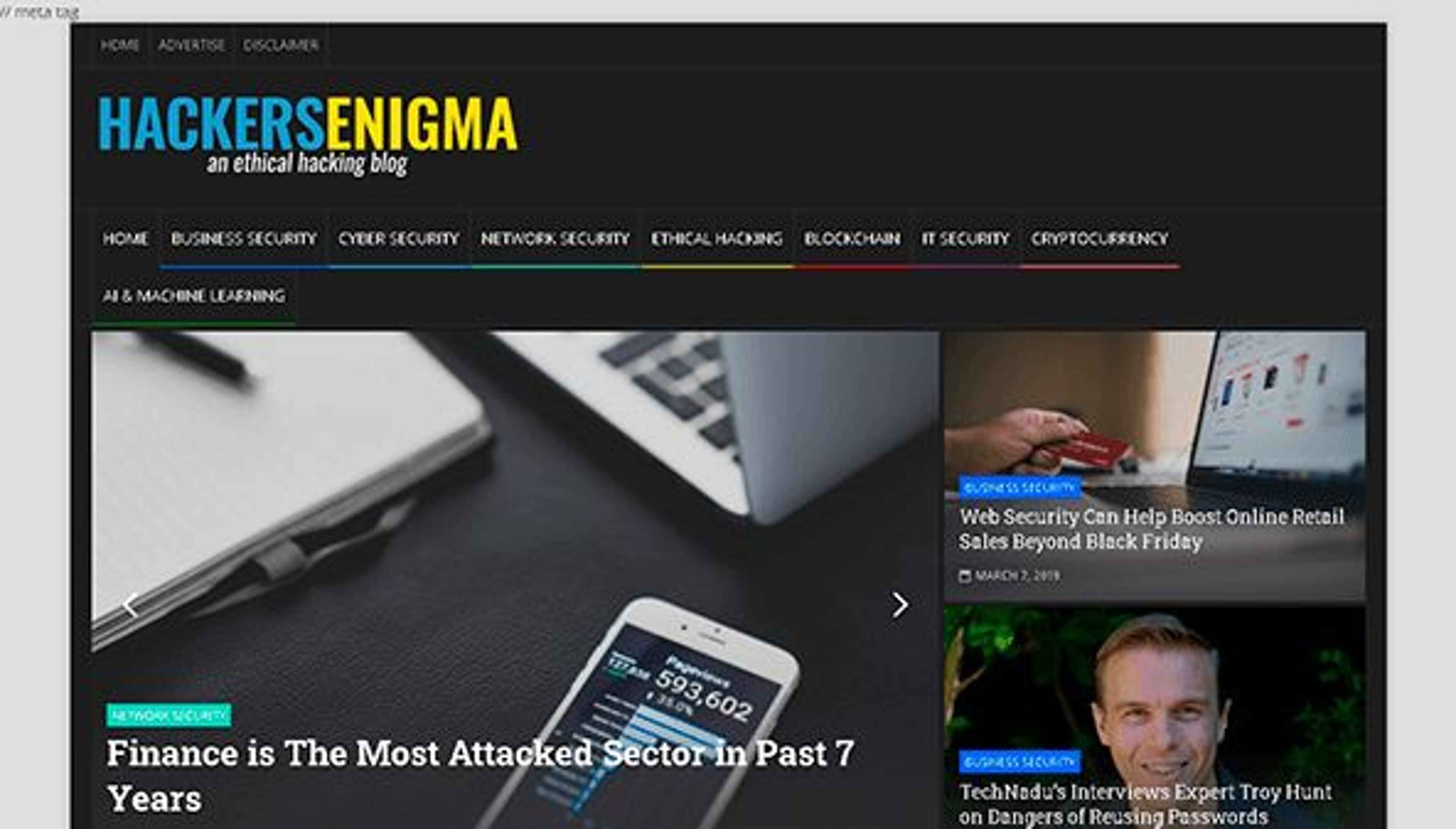 Загадка хакеров (hackersenigma.com)