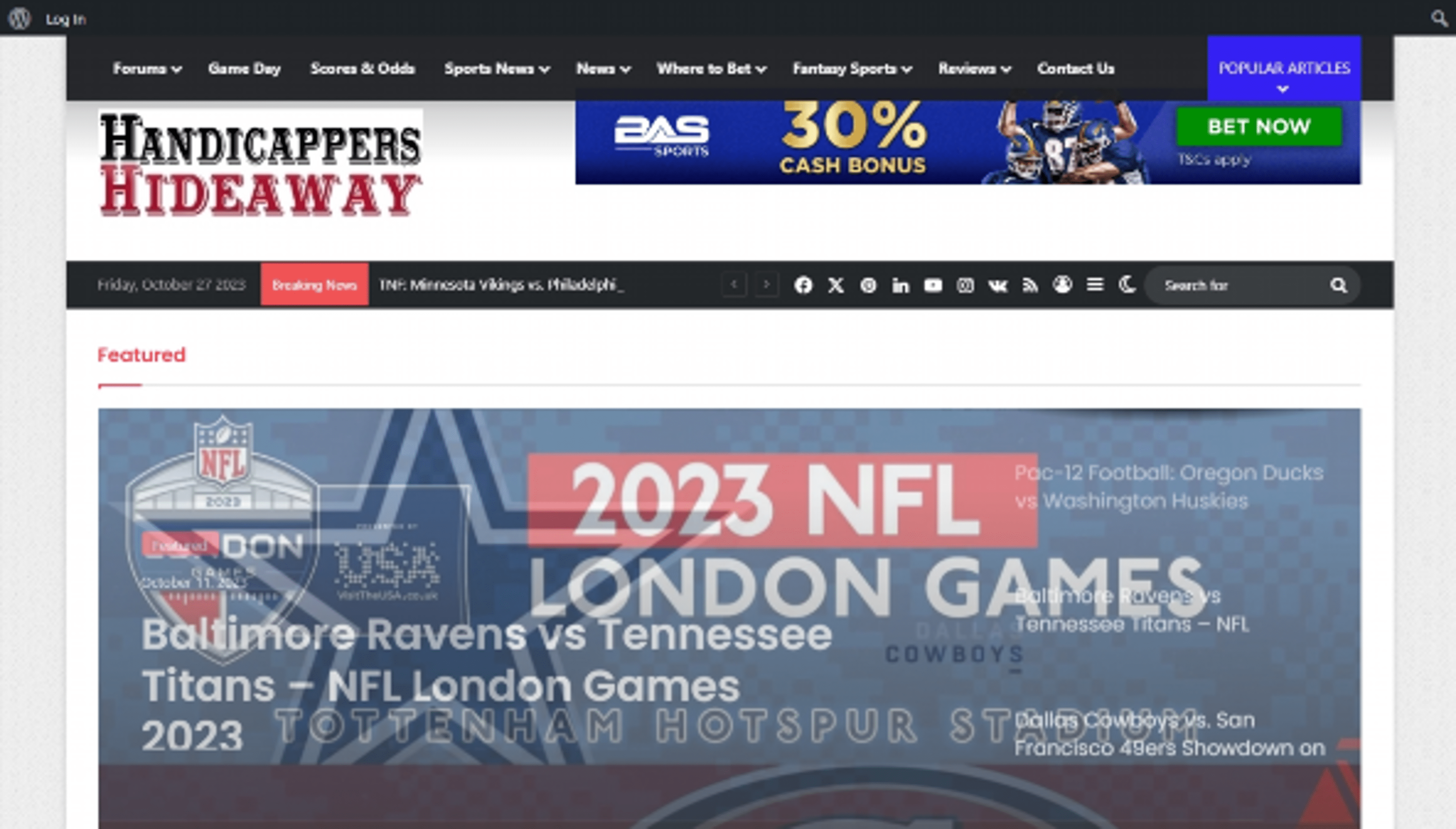 handicappershideaway.com