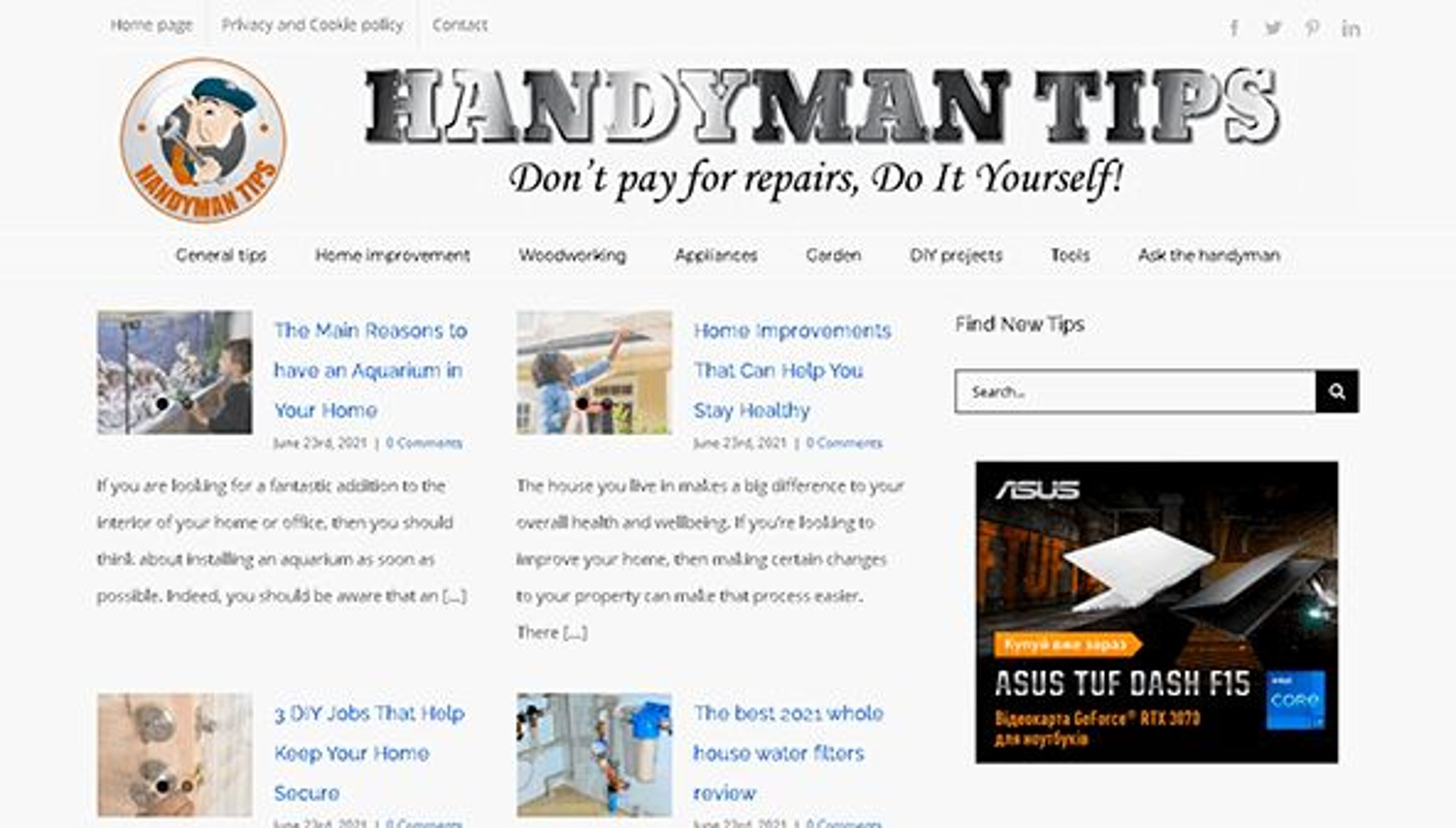 Handyman tips (handymantips.org)