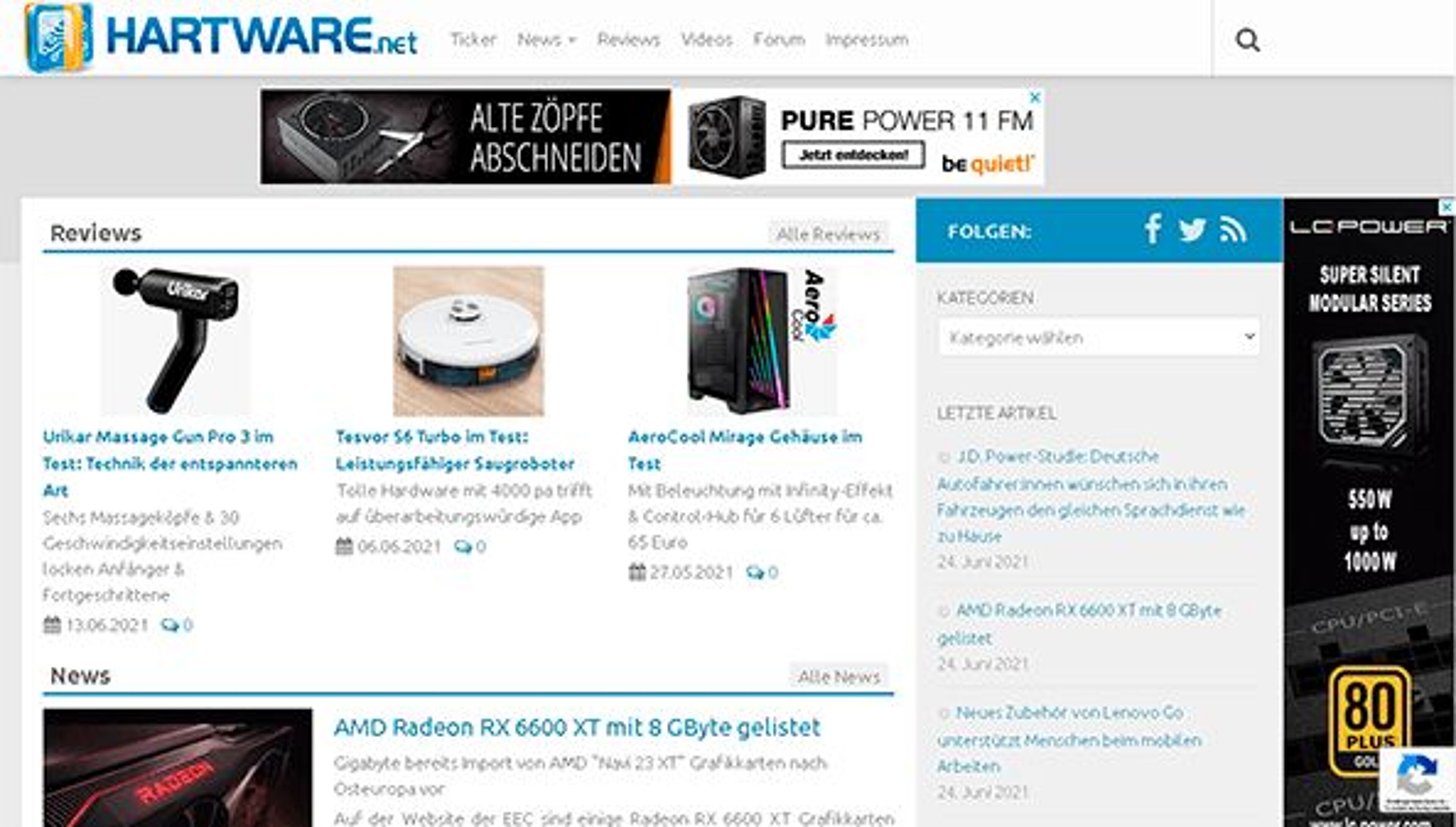 Matériel dur (hartware.de)